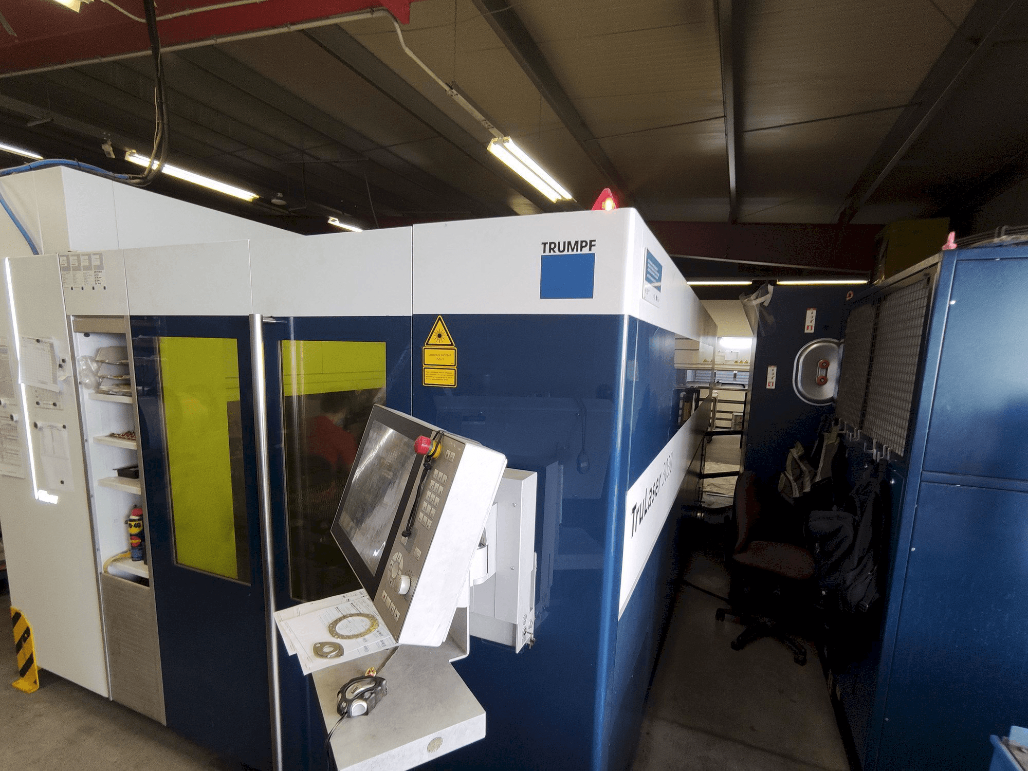 Mašīnas Trumpf TruLaser 3030 Fiber pretskats
