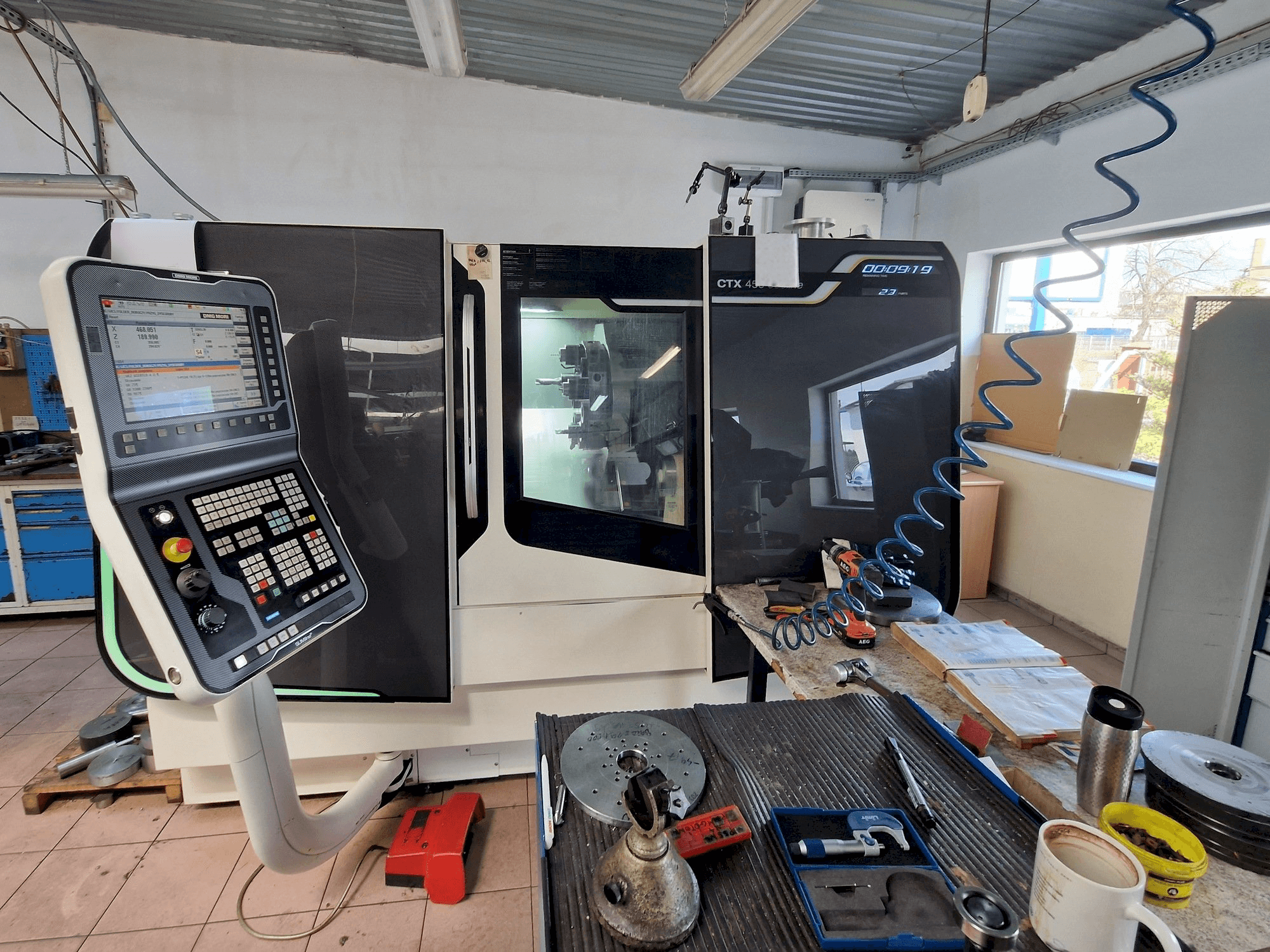 Mašīnas DMG MORI CTX 450 ecoline pretskats