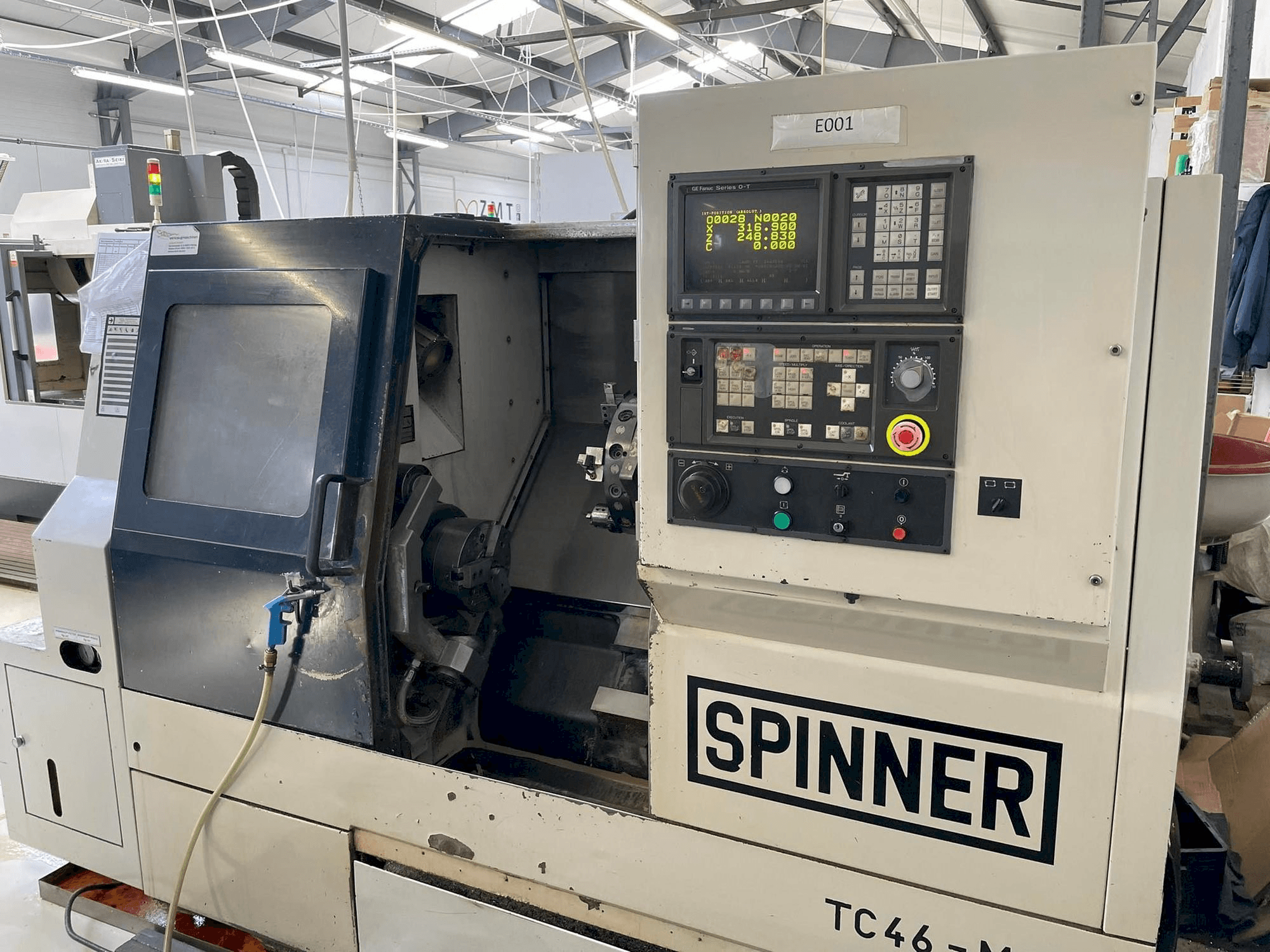 Mašīnas SPINNER TC46 MC pretskats