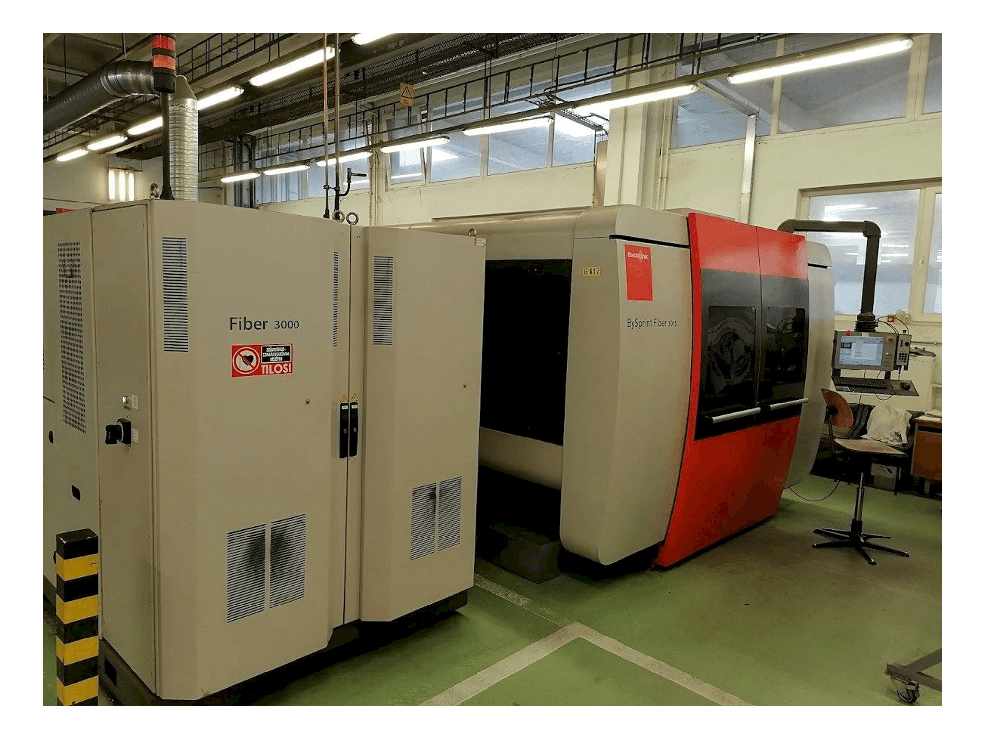 Mašīnas Bystronic BySprint Fiber 3015 pretskats