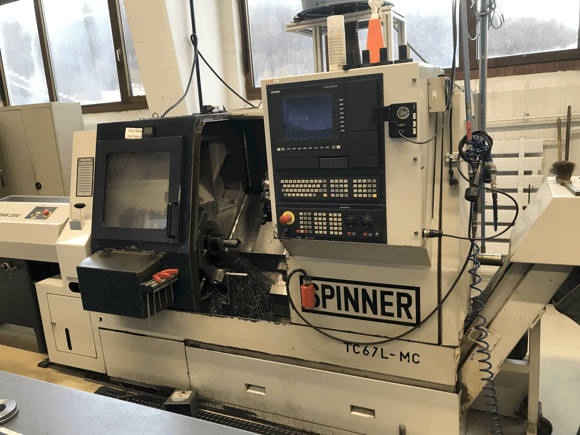 Mašīnas SPINNER TC67L -MC pretskats