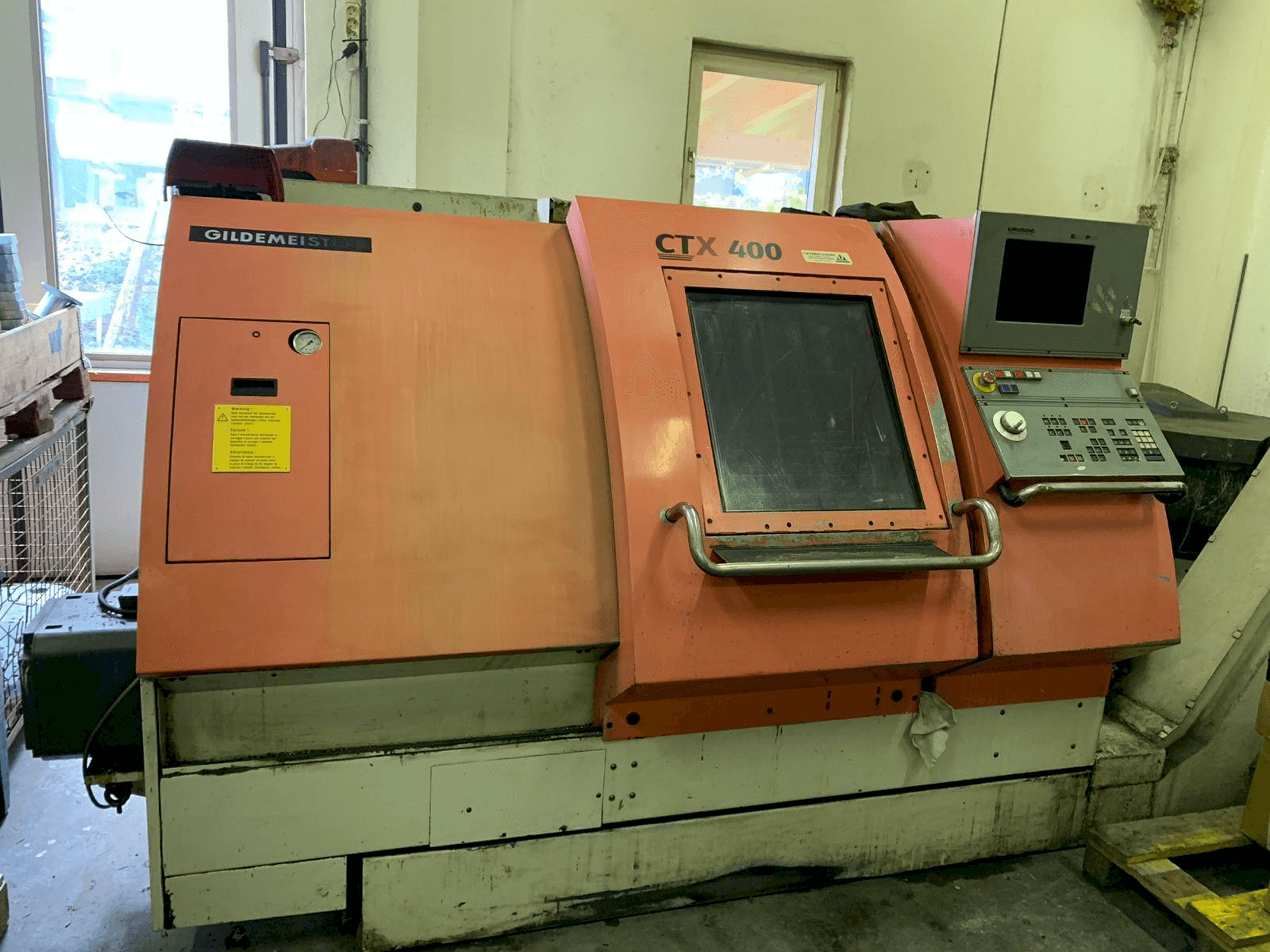 Mašīnas Gildemeister CTX 400 pretskats