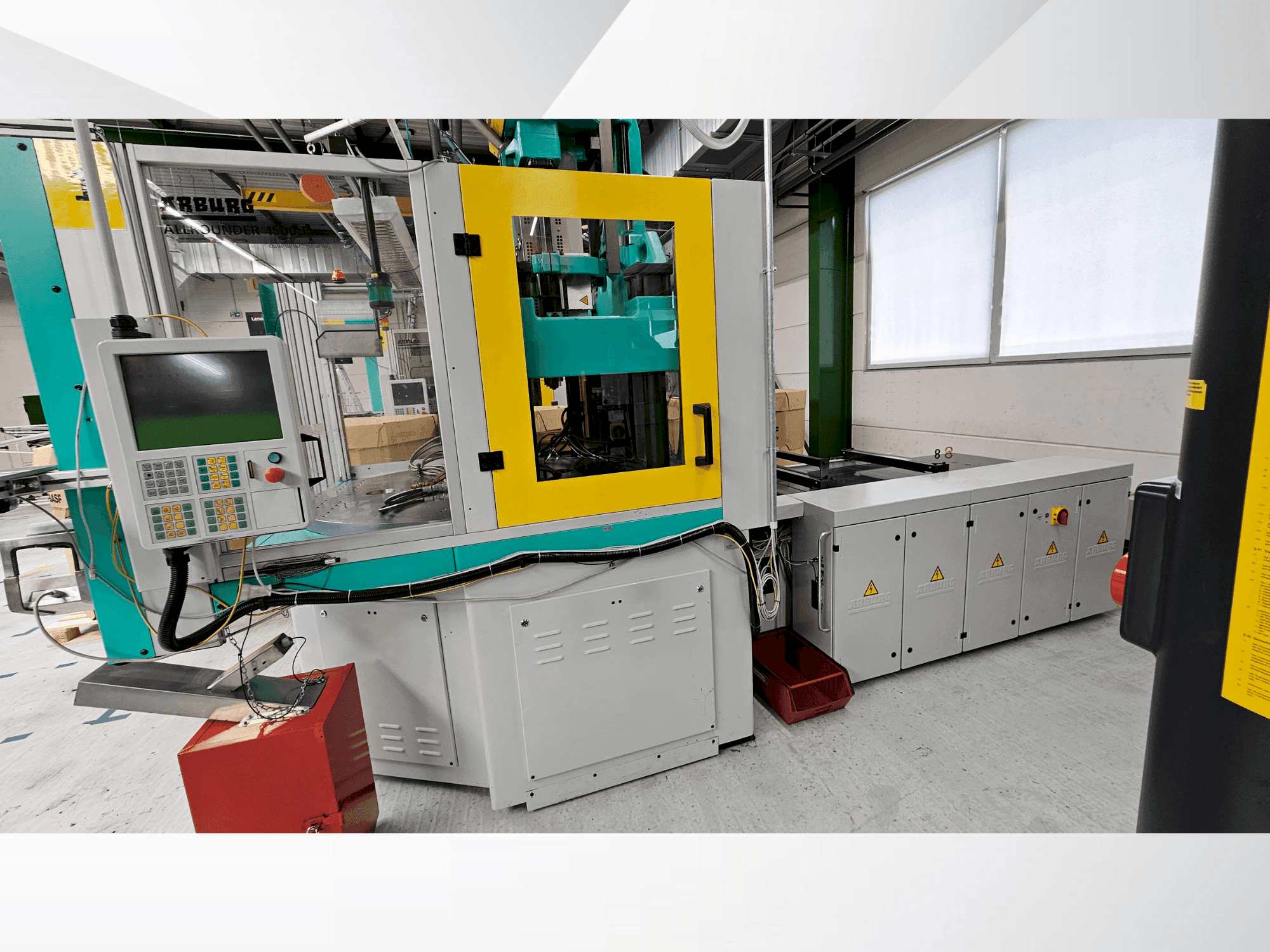 Mašīnas Arburg Allrounder 1500 T 2000-400 pretskats