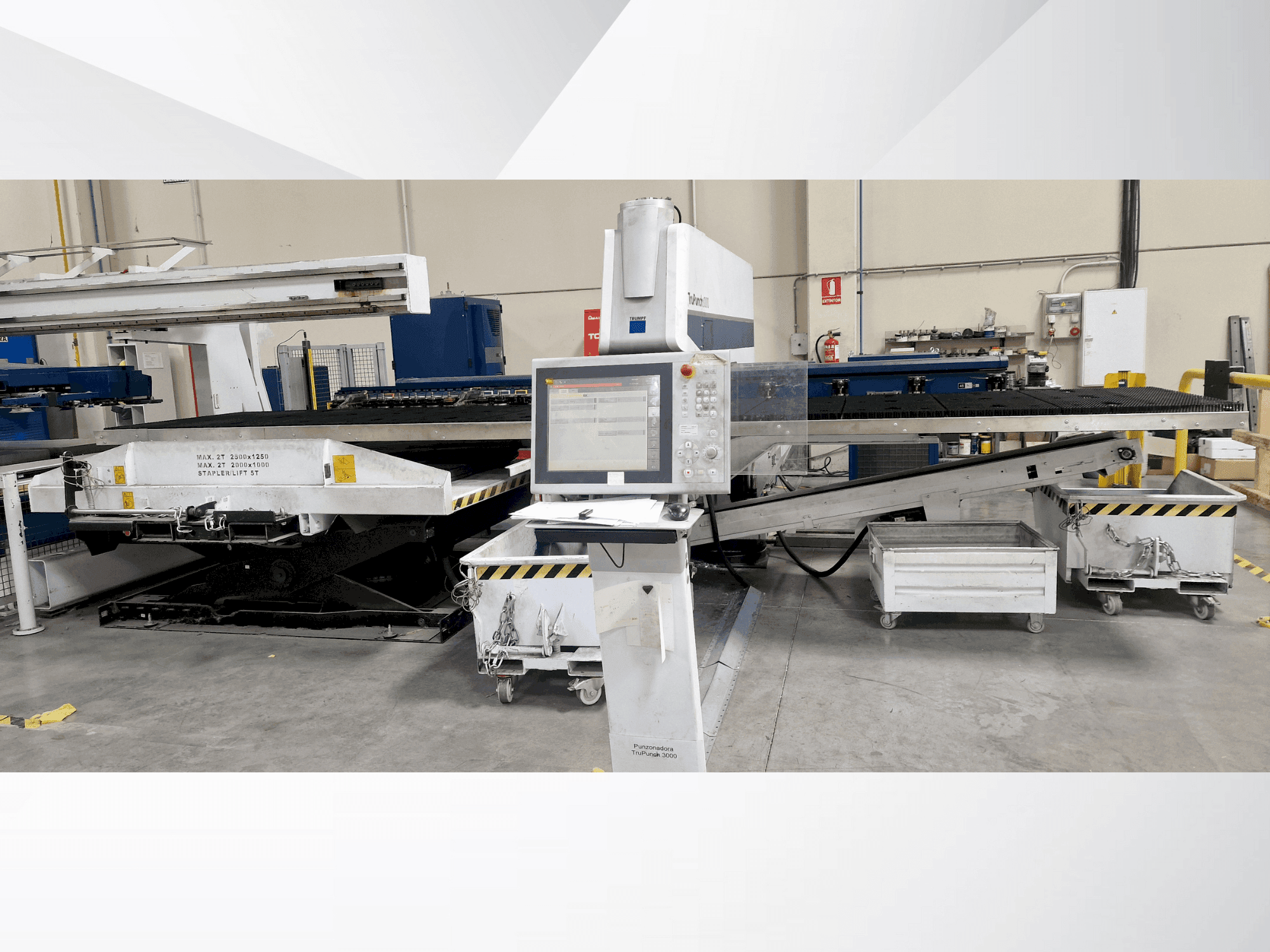 Mašīnas TRUMPF Trupunch 3000 pretskats