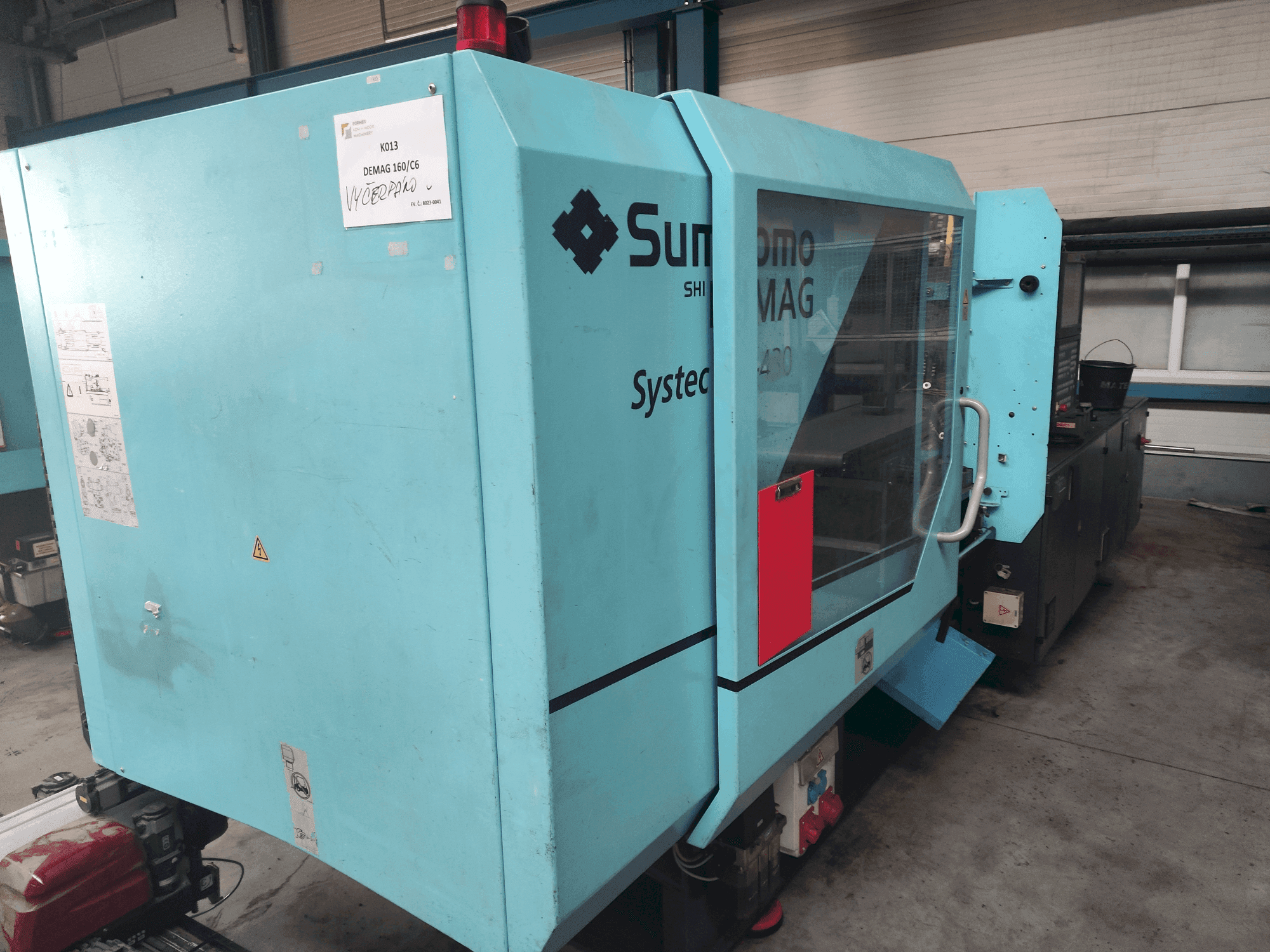 Mašīnas DEMAG Systec 160-520/430 pretskats
