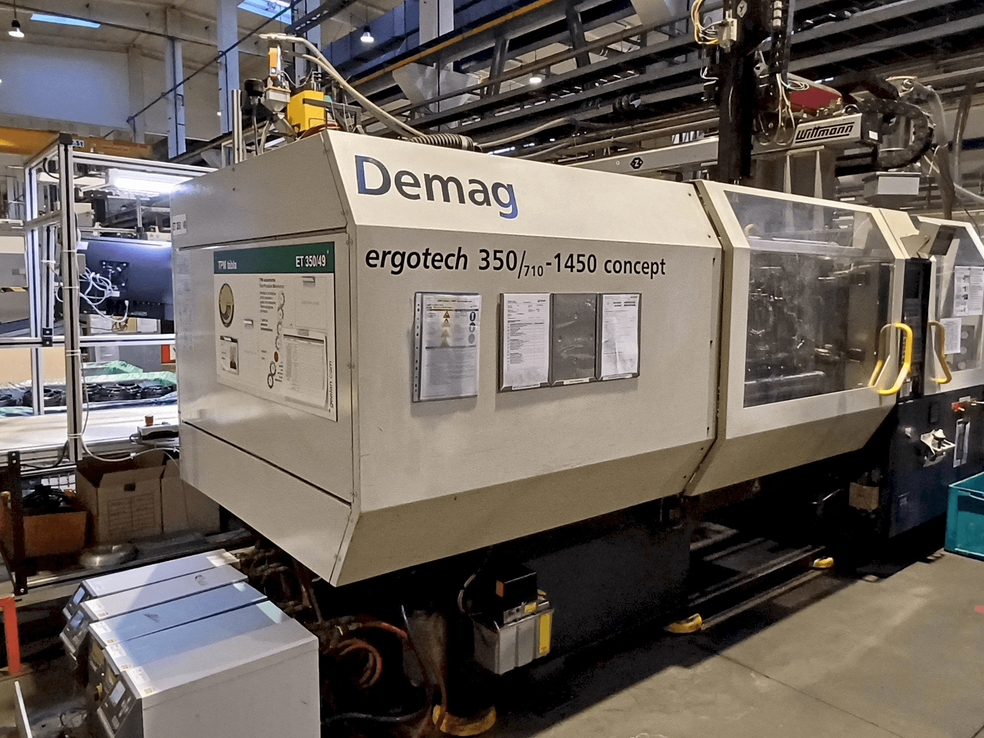 Mašīnas SUMITOMO SHI DEMAG Ergotech 350 Concept pretskats