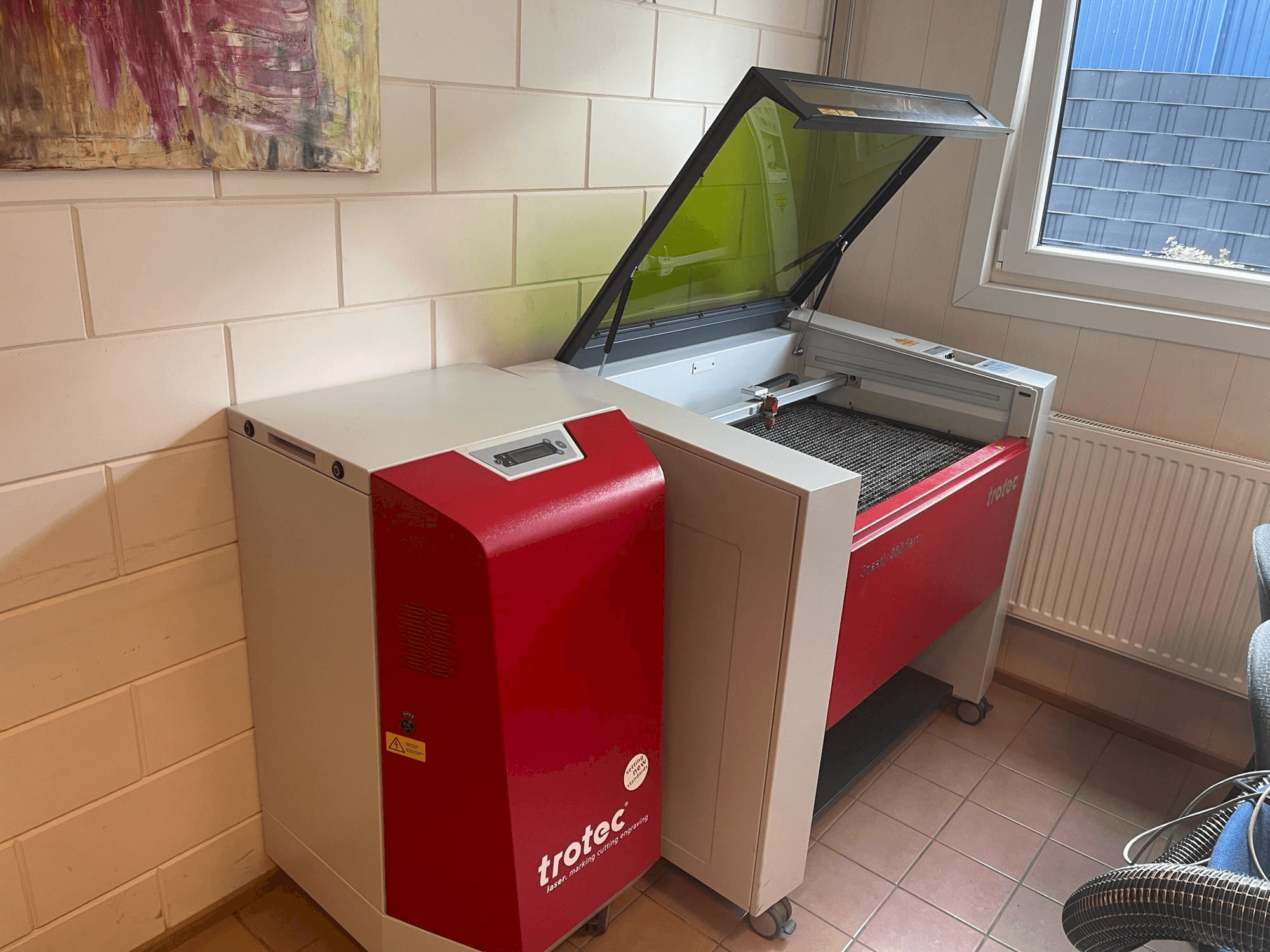 Mašīnas Trotec Speedy 360 flexx pretskats