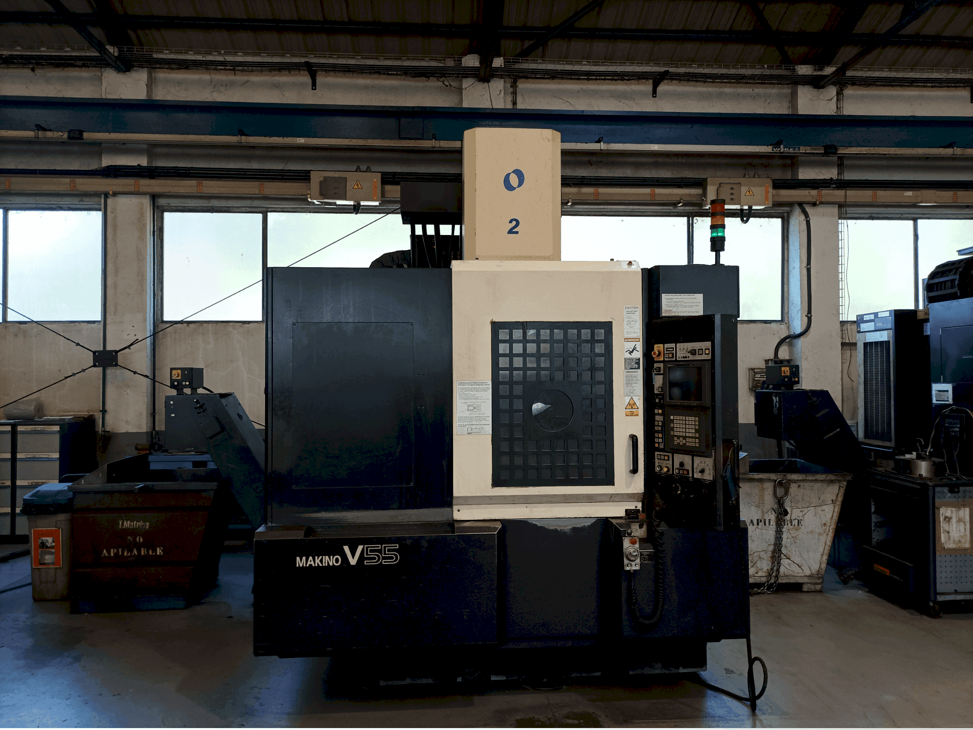Mašīnas Makino V55-A15 pretskats
