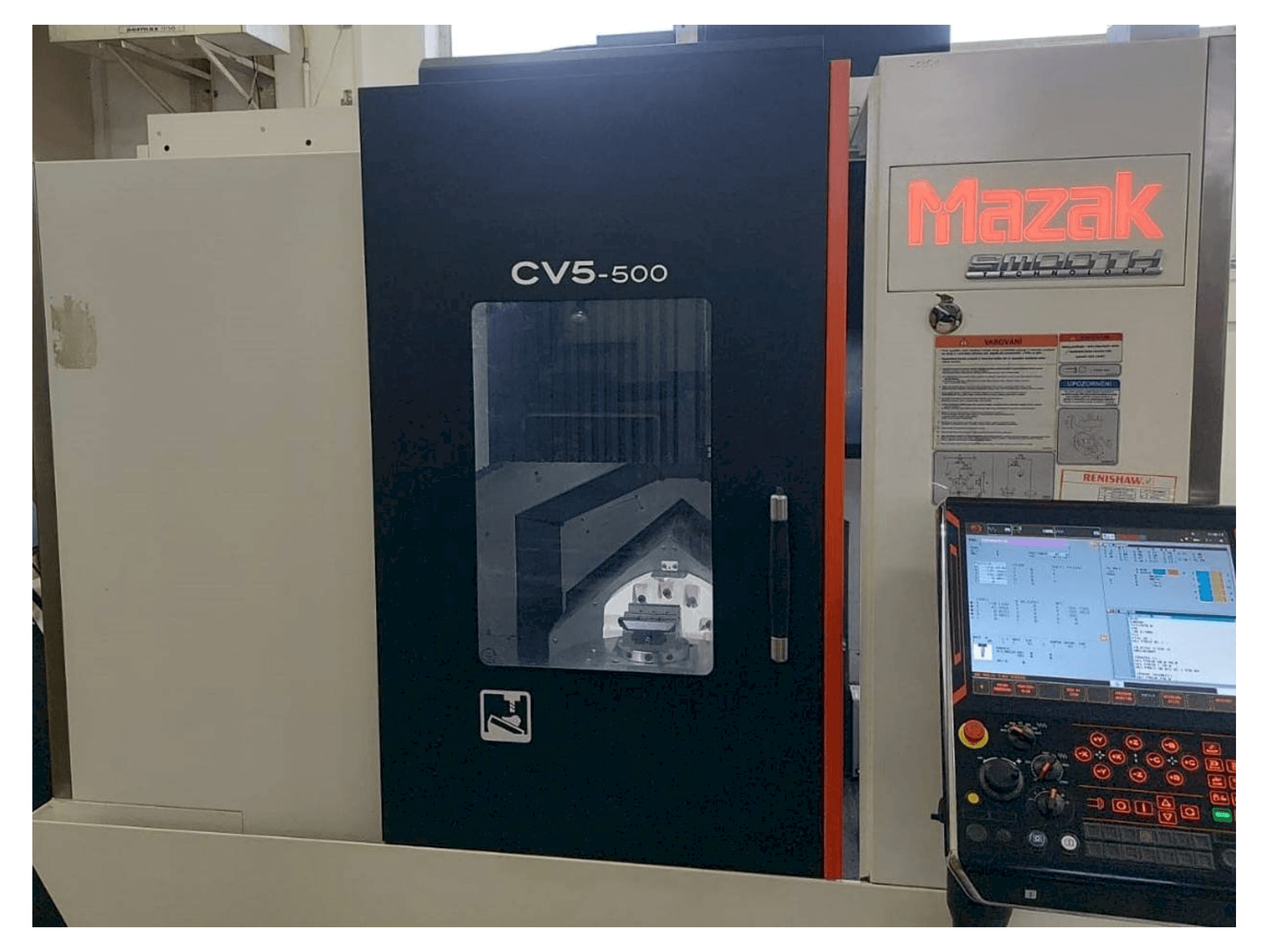 Mašīnas Mazak CV5-500 pretskats