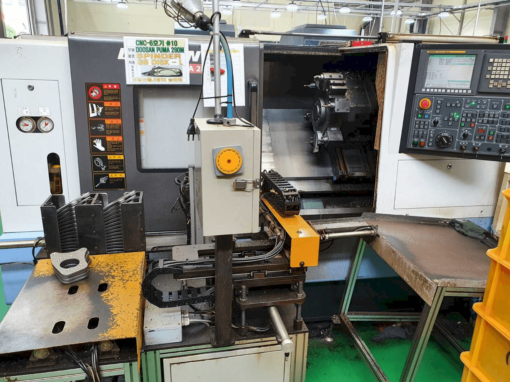 Mašīnas Doosan Puma 280M pretskats