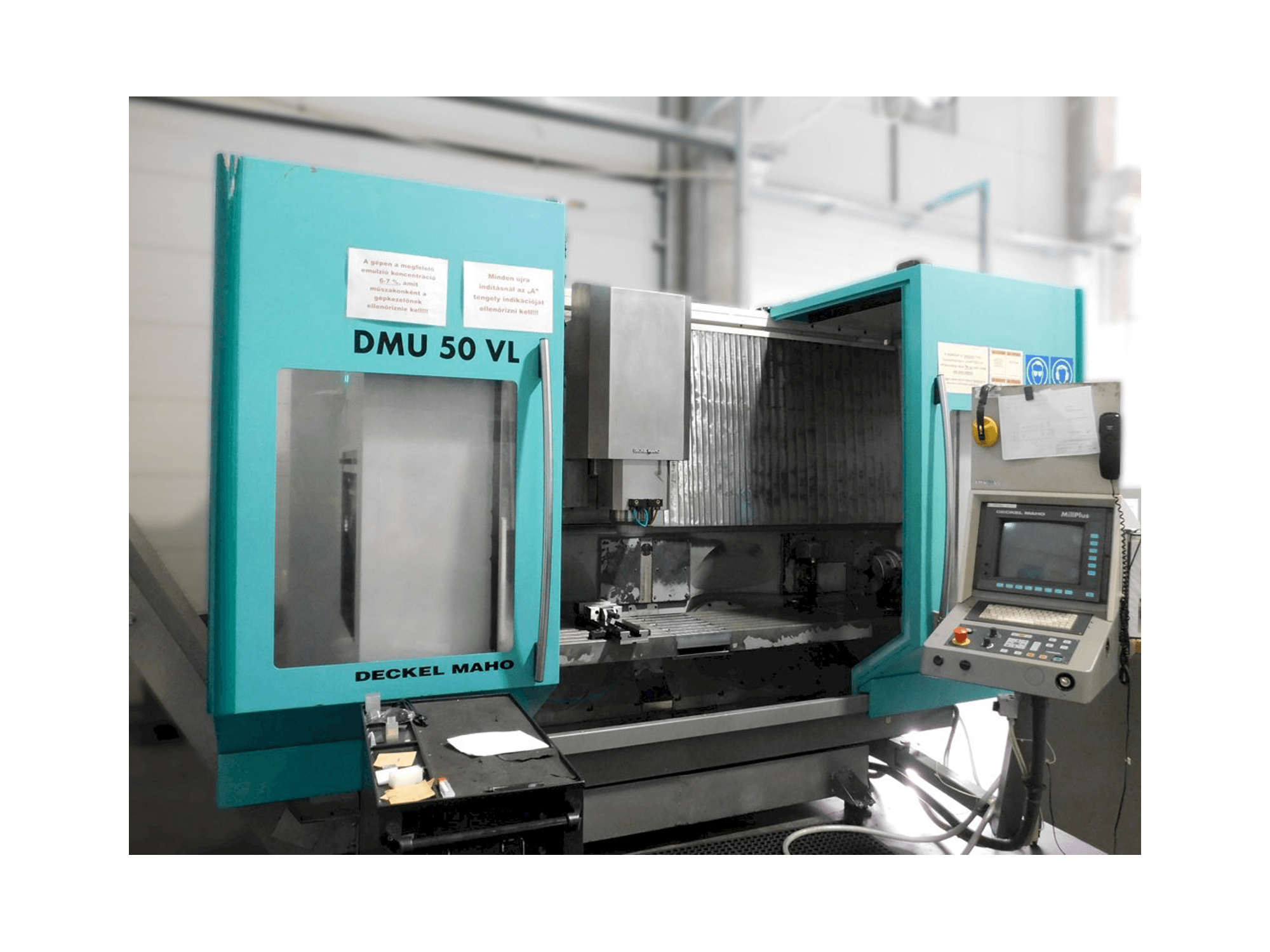 Mašīnas DMG DMU 50 VL pretskats