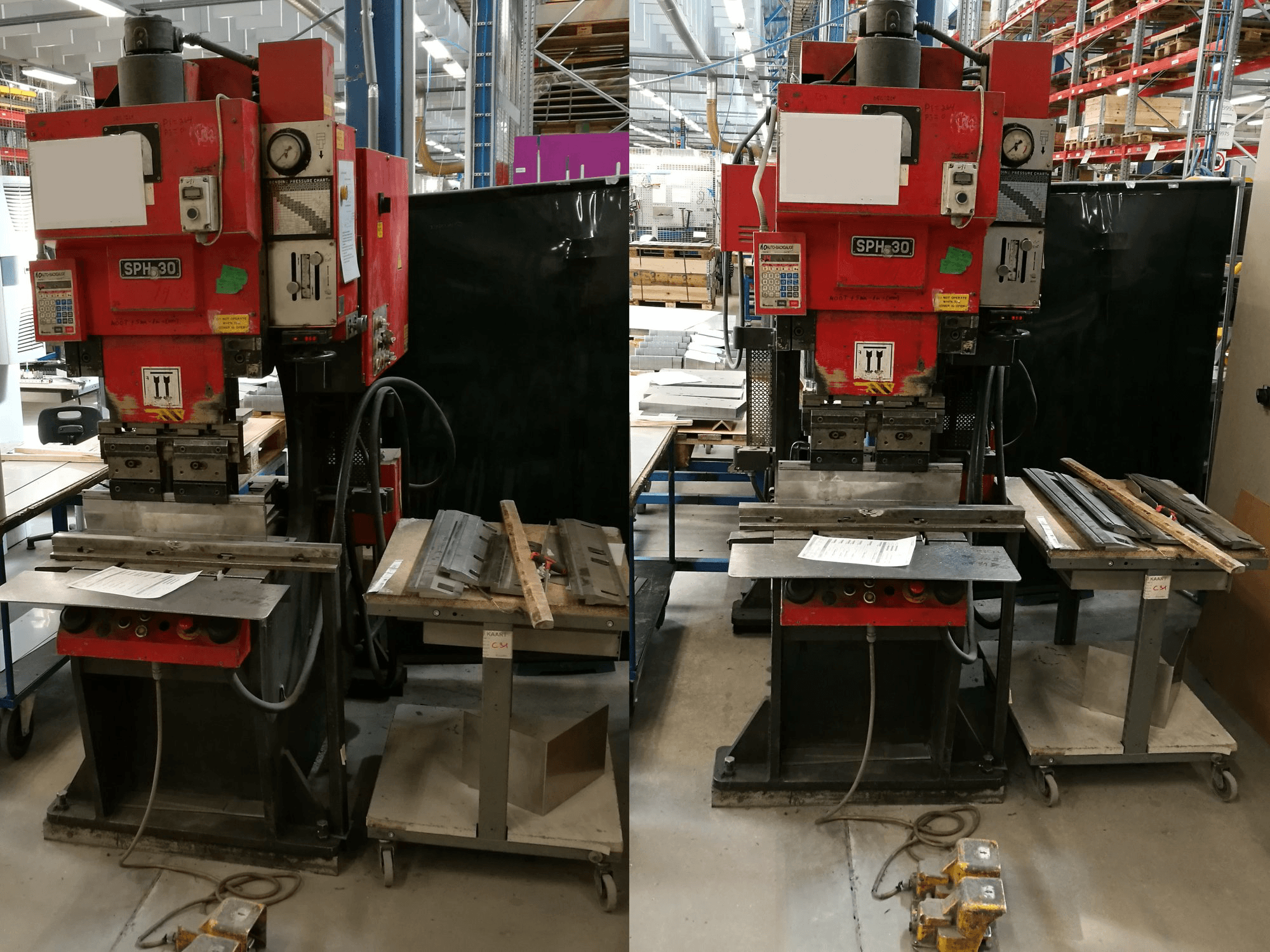 Mašīnas AMADA SPH-30C pretskats