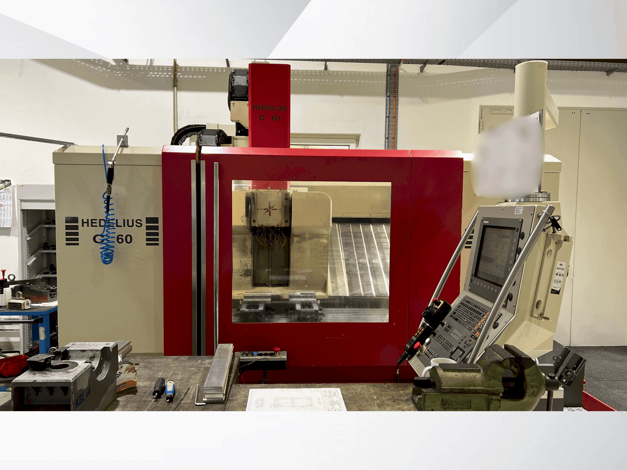 Mašīnas HEDELIUS C60S-1200 pretskats