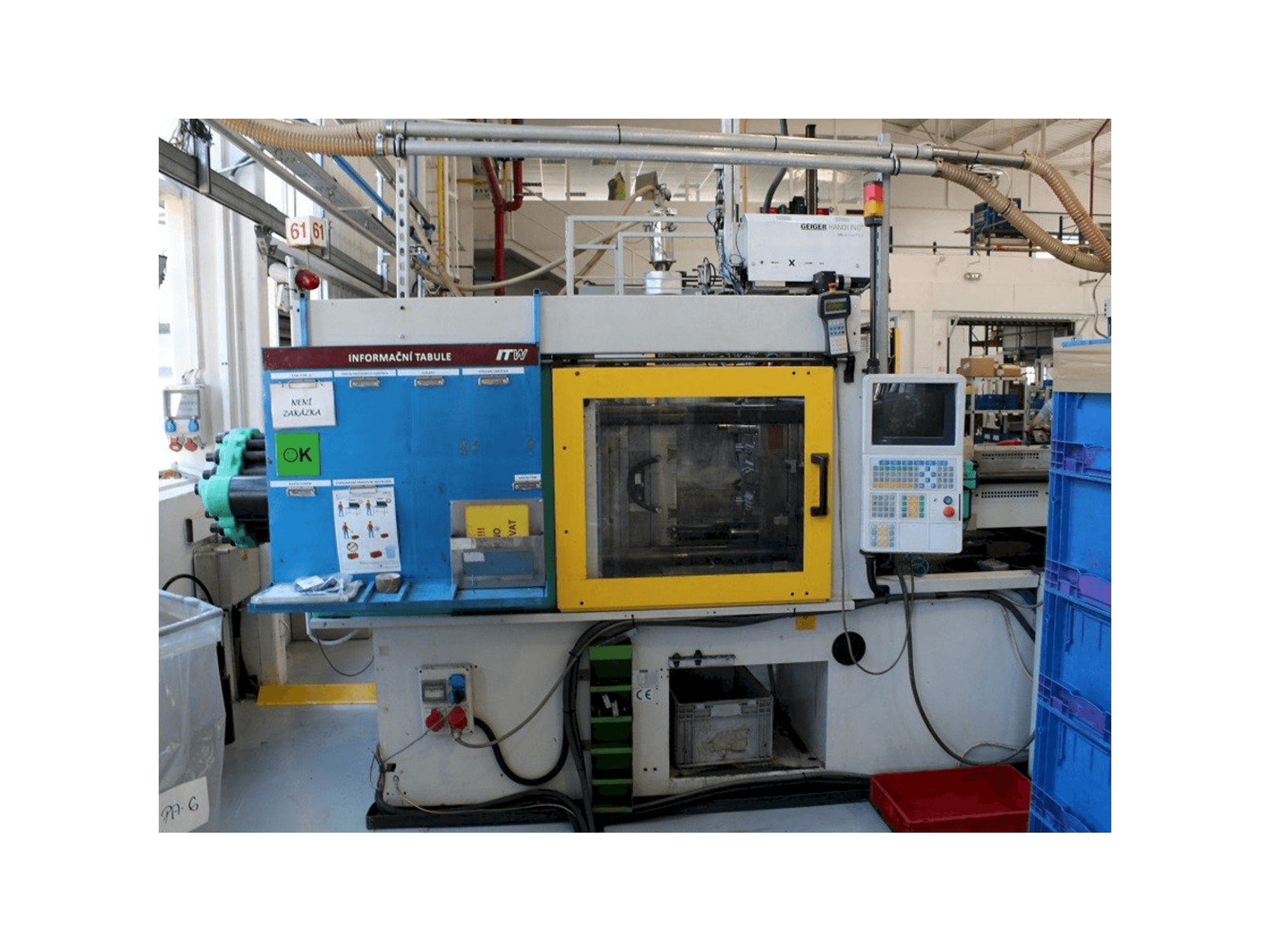 Mašīnas Arburg 470 C 1500-800 pretskats