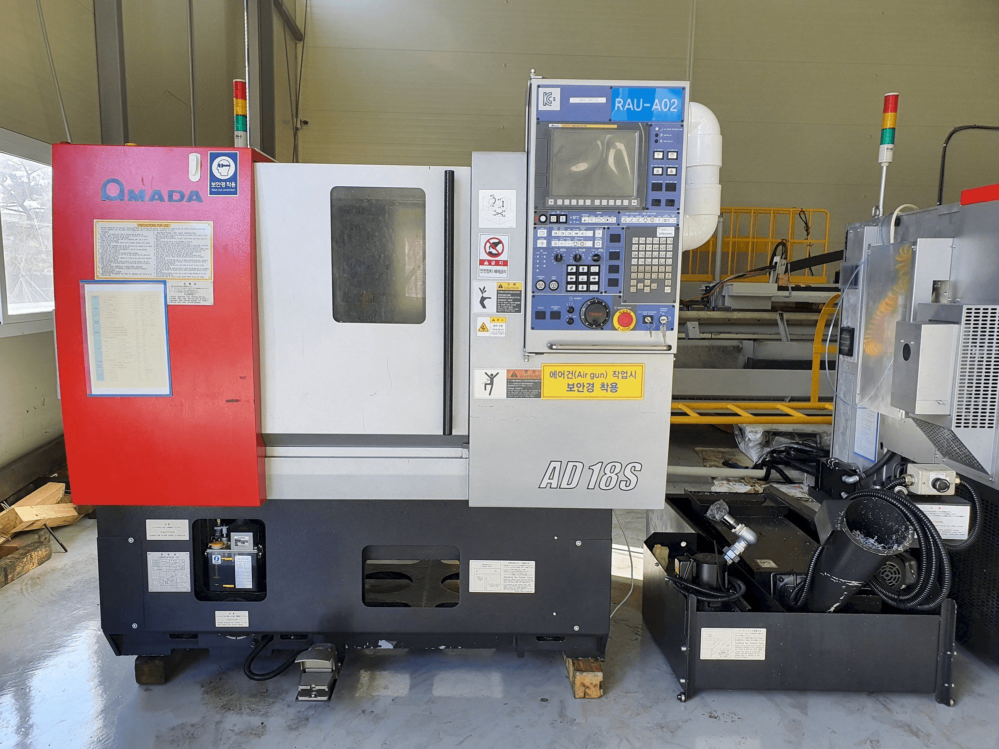 Mašīnas AMADA AD-18S pretskats