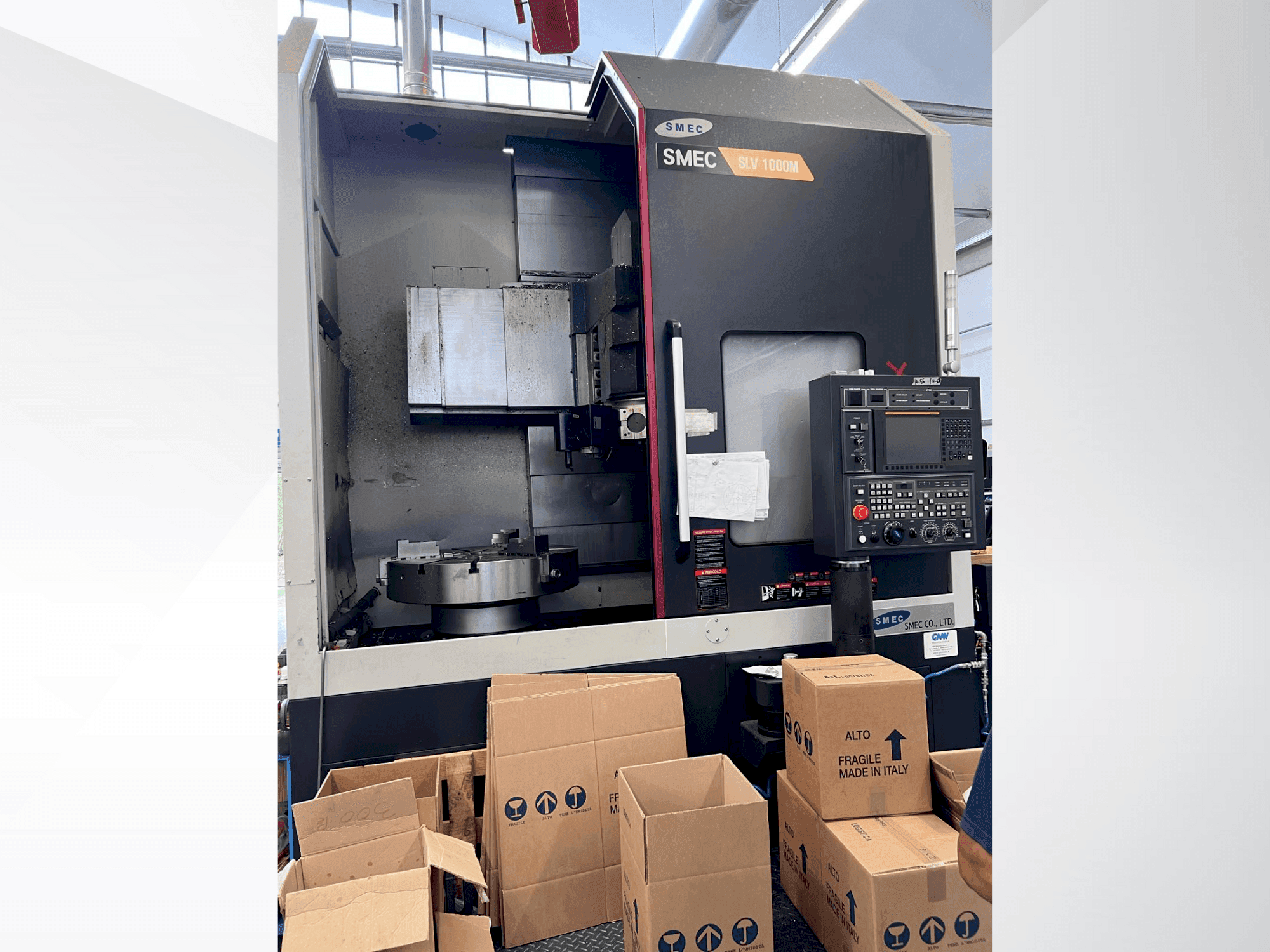 Mašīnas SMEC SLV1000M pretskats