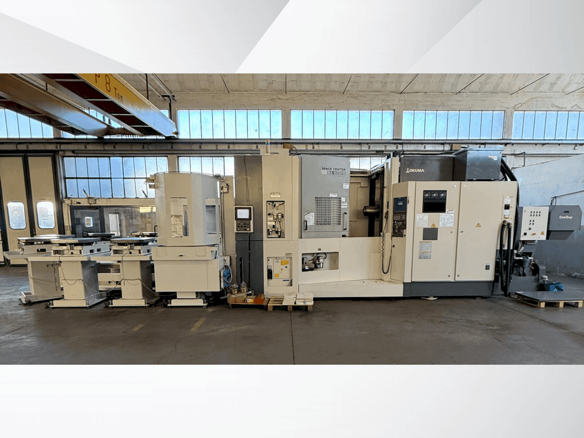 Mašīnas Okuma SPACE CENTER MA-600HB pretskats