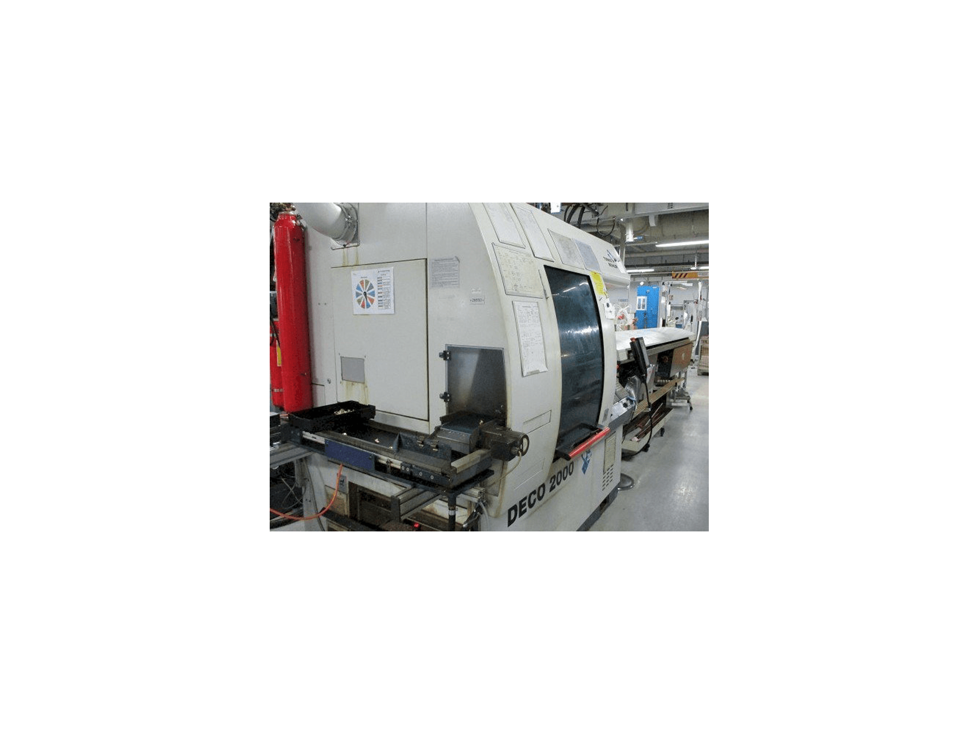 Mašīnas Tornos-Bechler DECO 20 kreisās malas skats