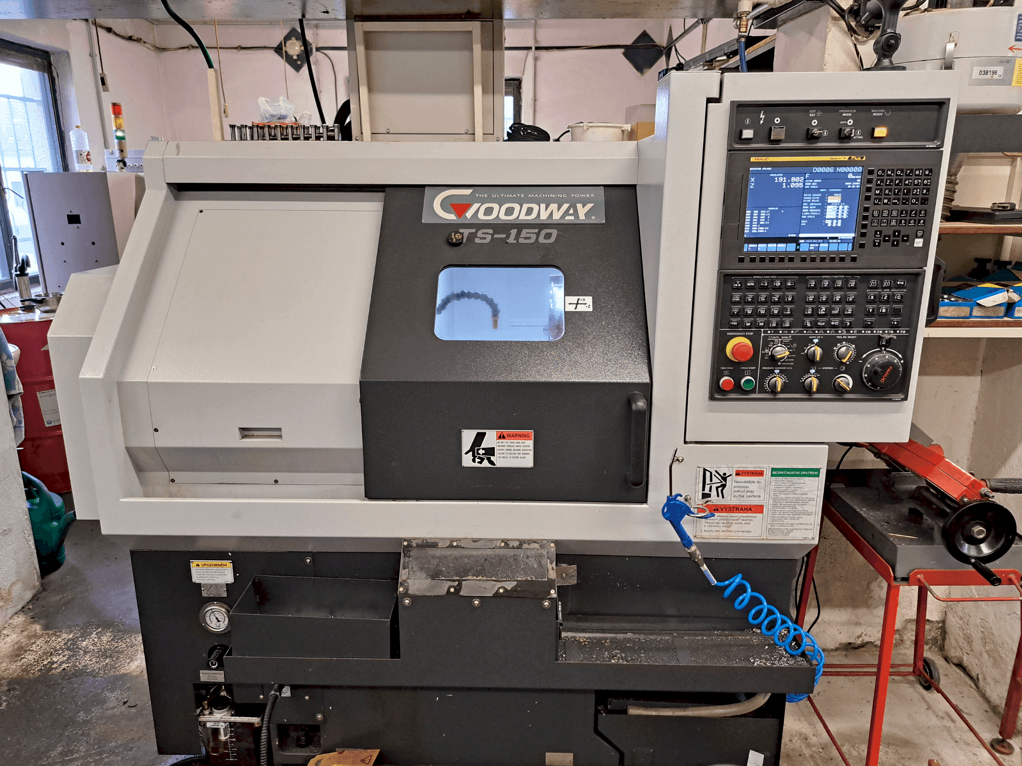 Mašīnas Goodway TS-150 pretskats