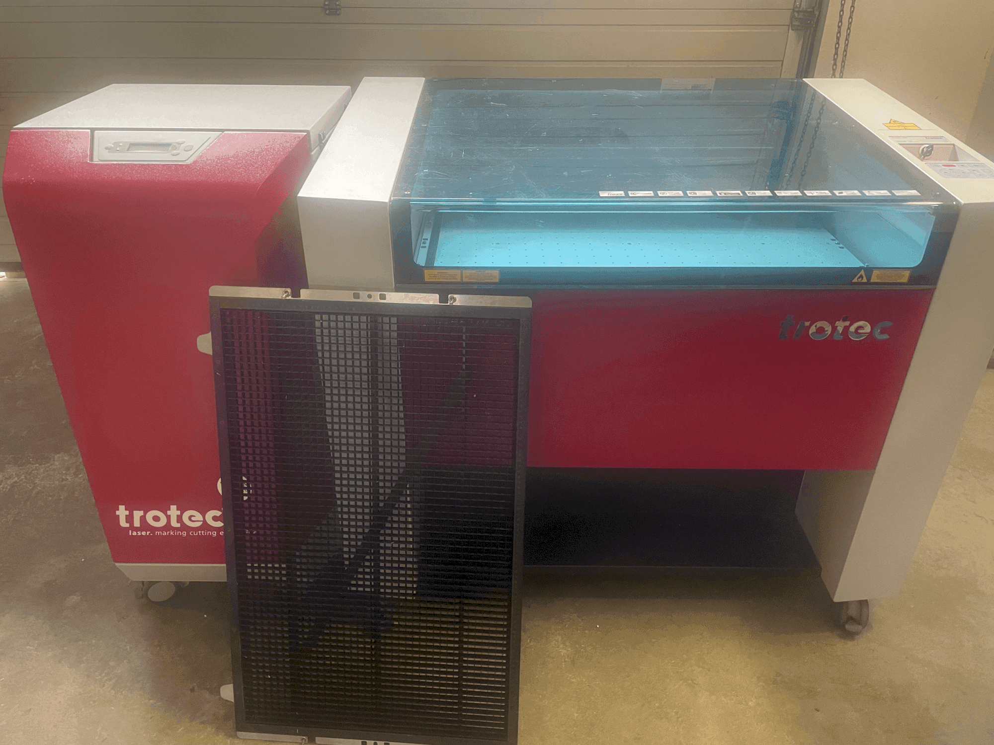 Mašīnas Trotec Laser Speedy 360 pretskats