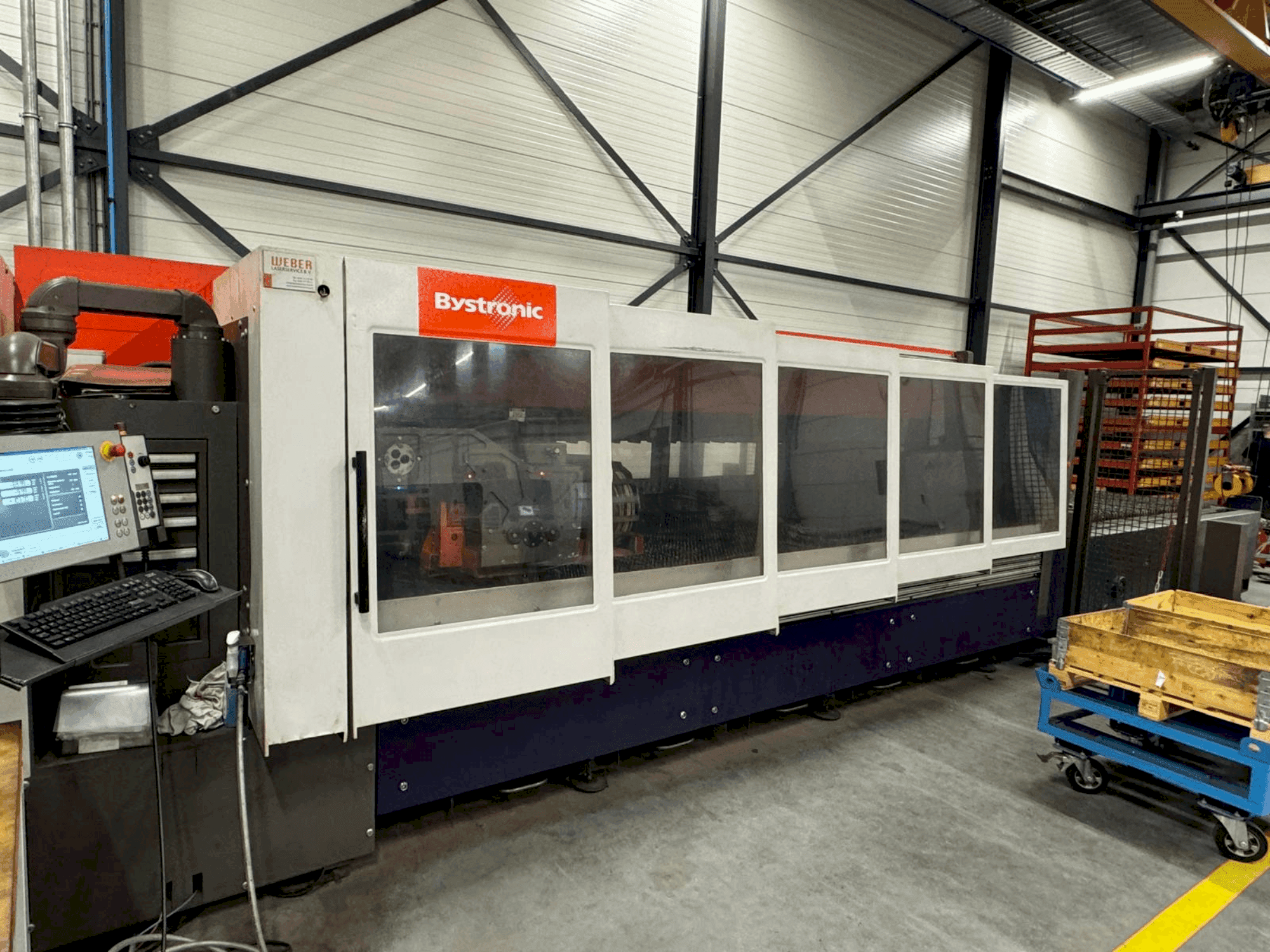 Mašīnas Bystronic BySpeed 3015 pretskats