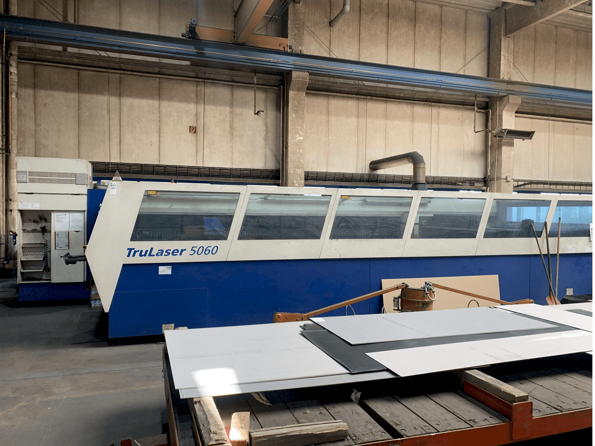 Mašīnas Trumpf Trulaser 5060 pretskats