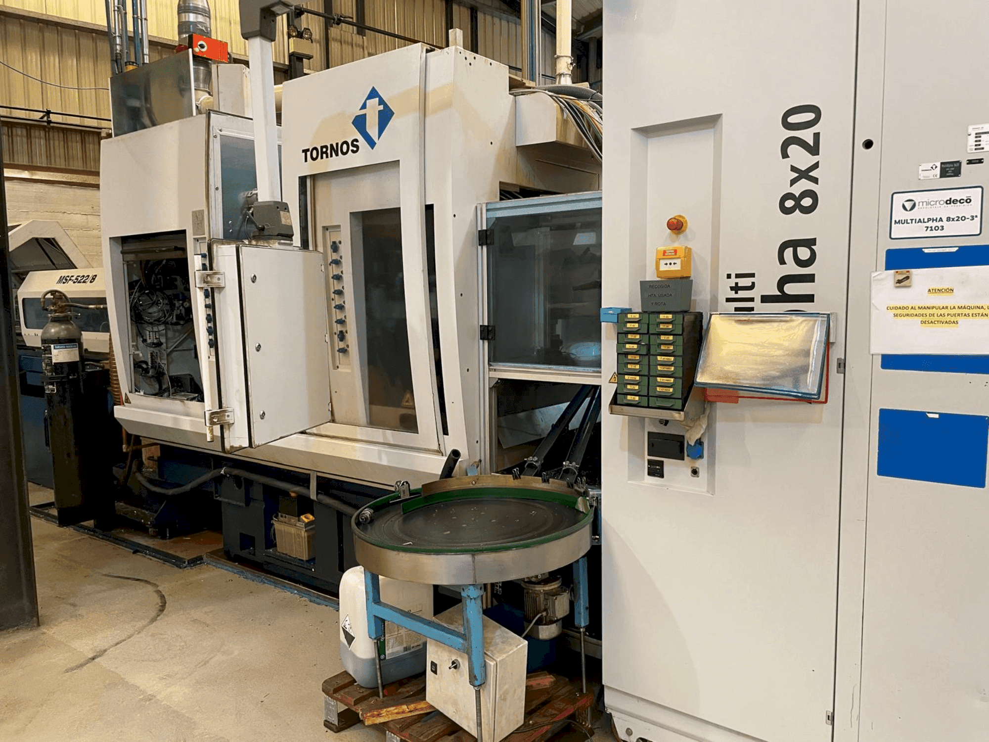 Mašīnas TORNOS MultiAlpha 8x20 pretskats