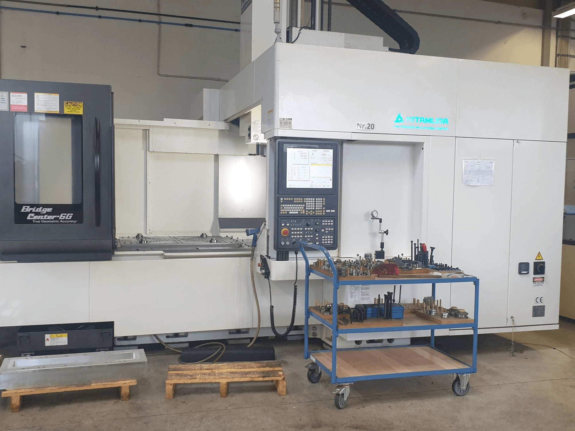 Mašīnas Kitamura Bridge Center 6G pretskats