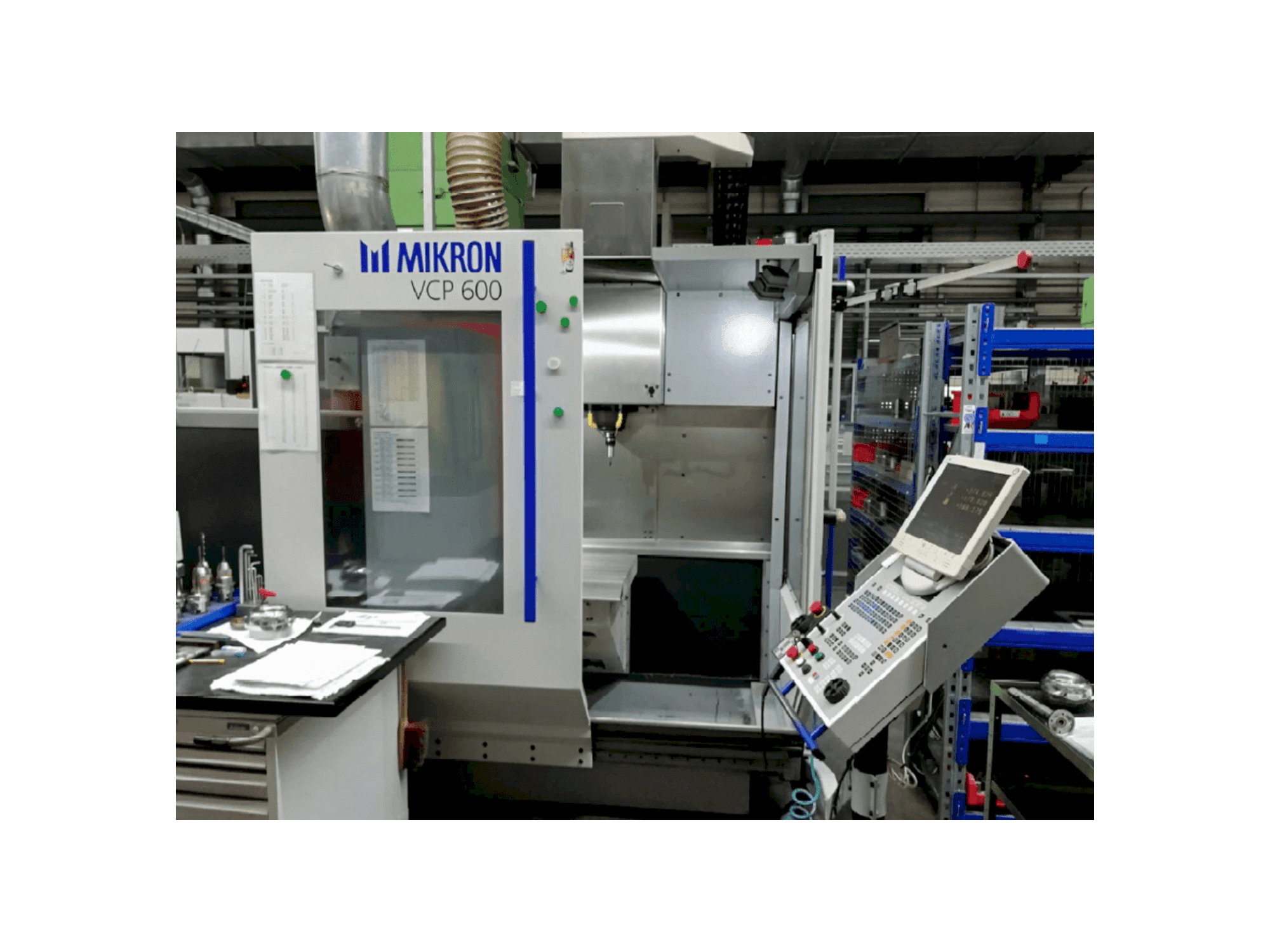 Mašīnas MIKRON VCP 600 pretskats