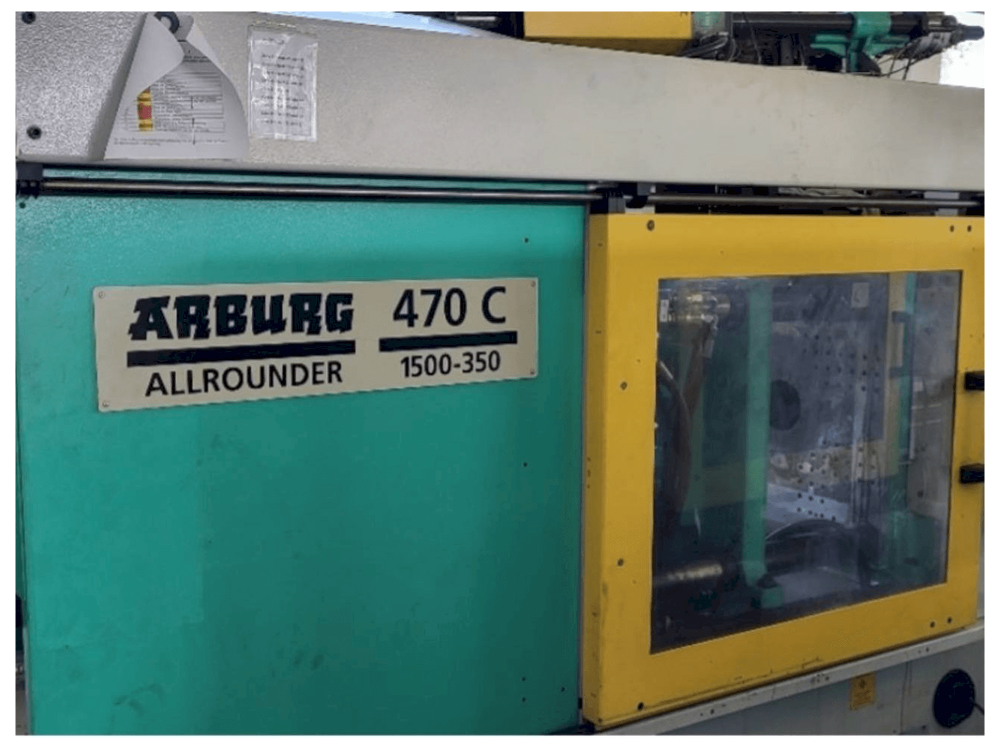 Mašīnas Arburg Allrounder 470C 1500 - 350/150 pretskats
