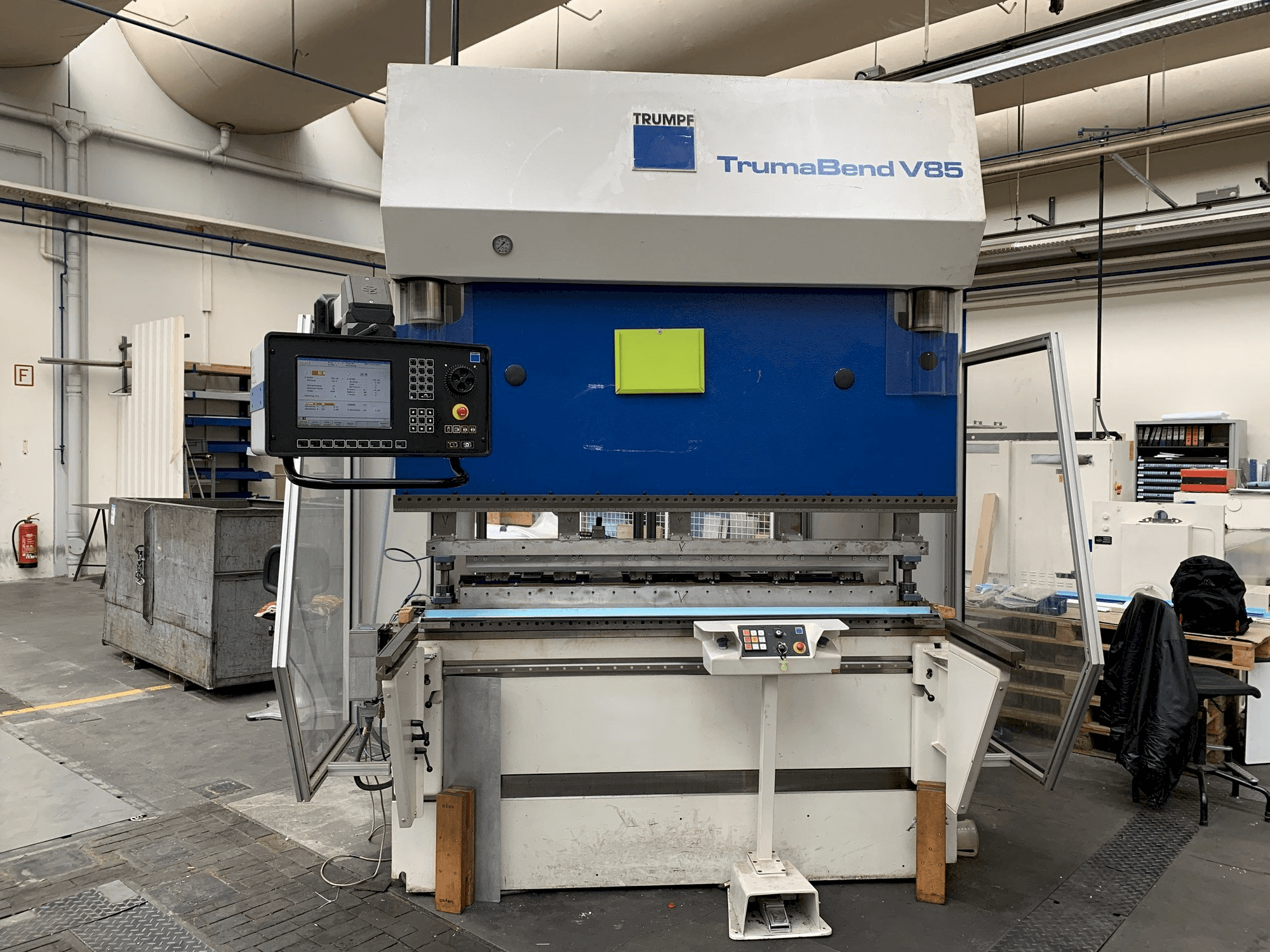 Mašīnas Trumpf TrumaBend V85S pretskats