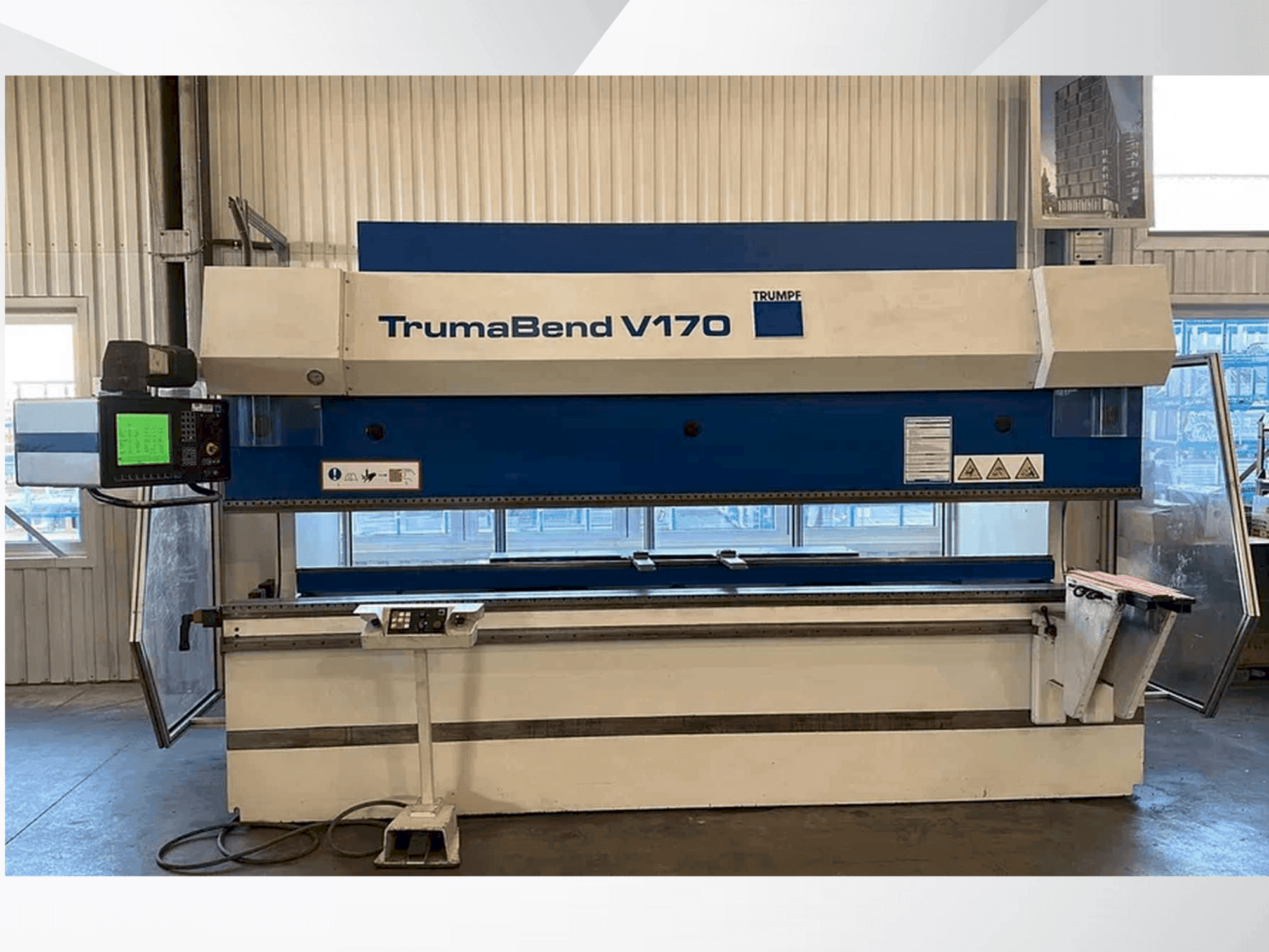Mašīnas TRUMPF Trumabend V170 pretskats