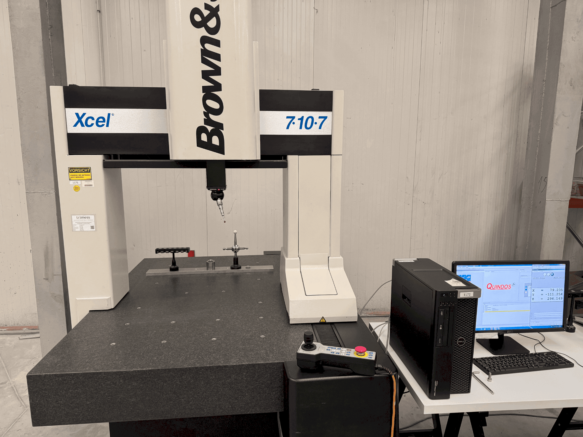 Mašīnas BROWN & SHARPE XCEL 7107 pretskats