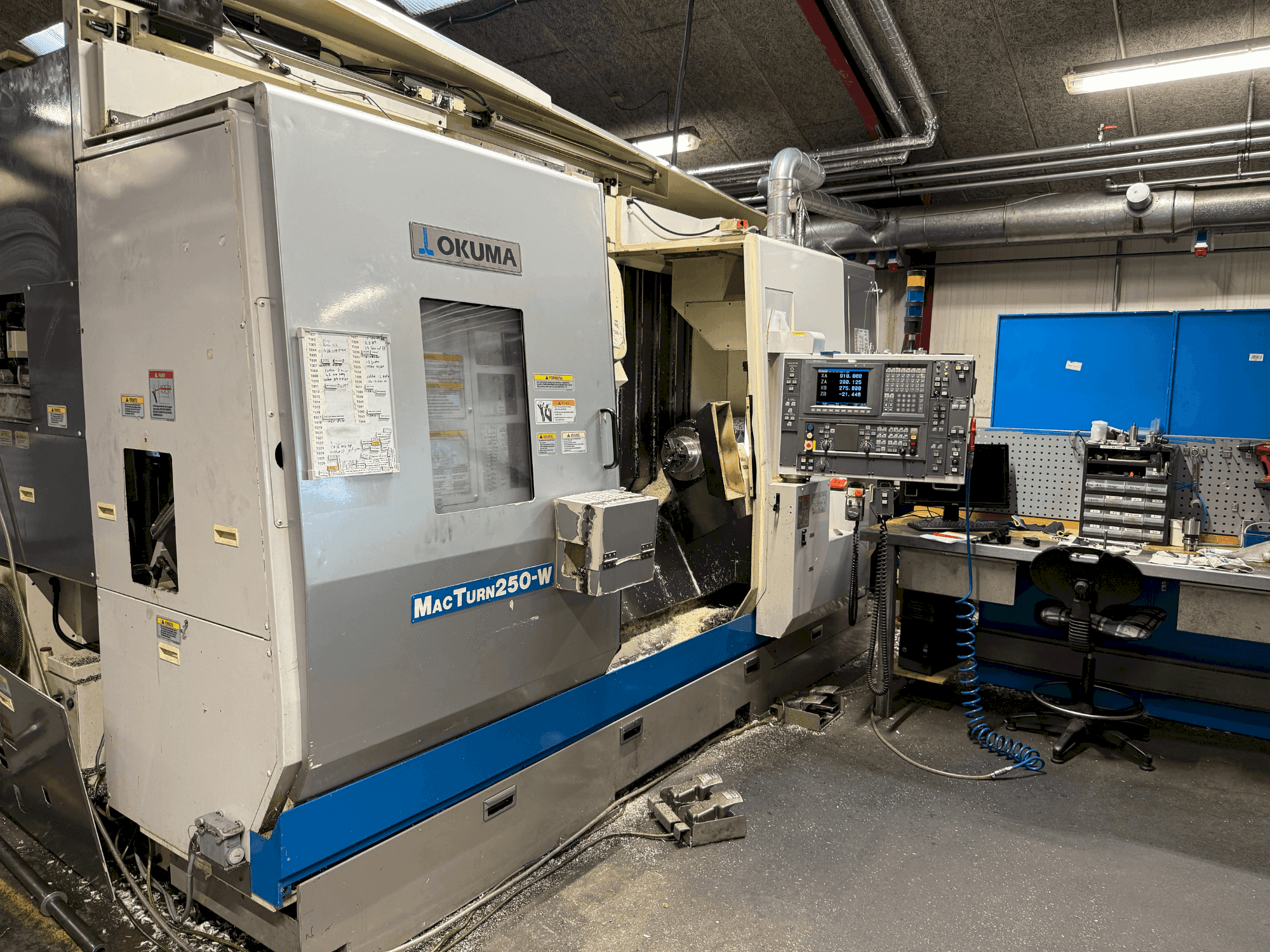 Mašīnas Okuma MacTurn 250-W pretskats