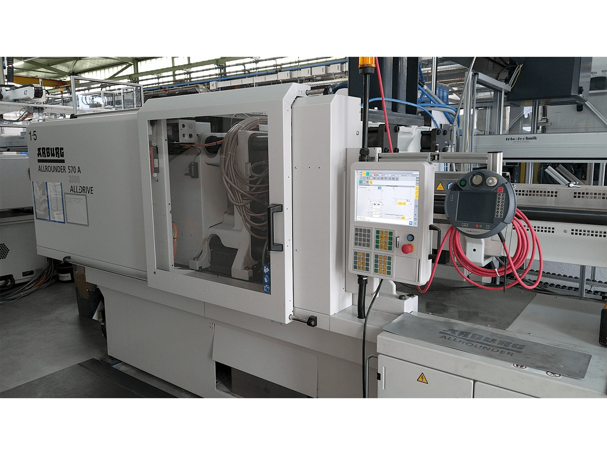 Mašīnas Arburg Allrounder 570 A 2000-800 ALLDRIVE pretskats