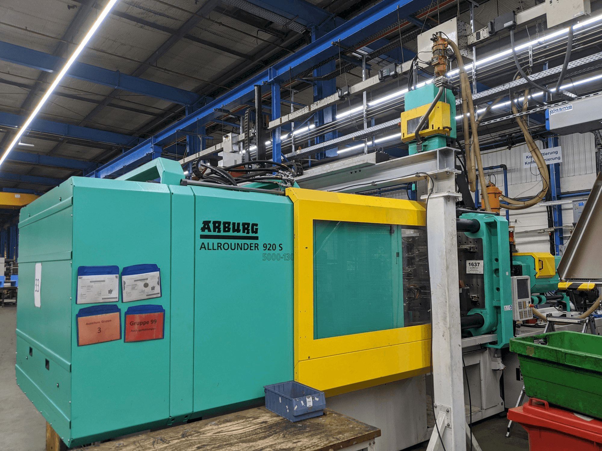 Mašīnas Arburg ALLROUNDER 920 S 5000 - 1300 / 400 pretskats