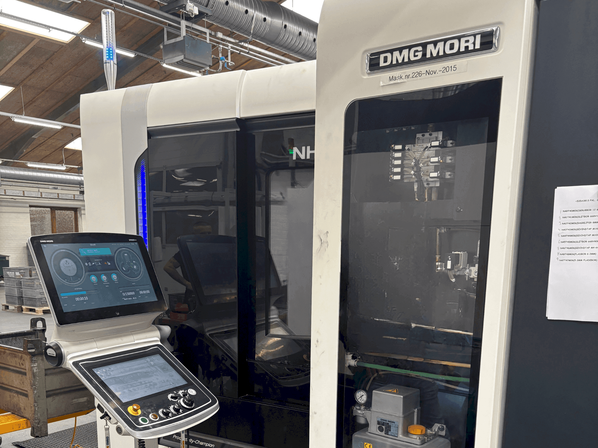 Mašīnas DMG MORI NHX 4000 pretskats