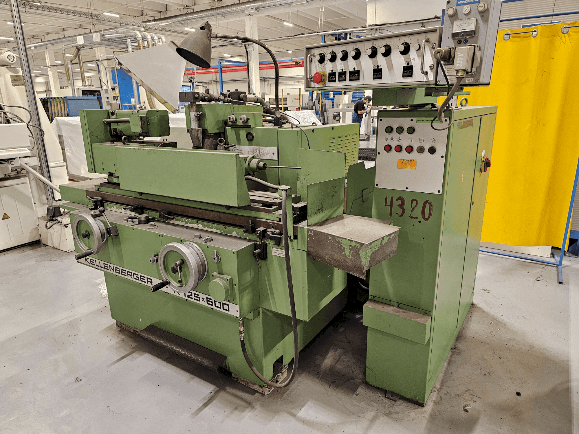 Mašīnas KELLENBERGER R125 x 600 pretskats