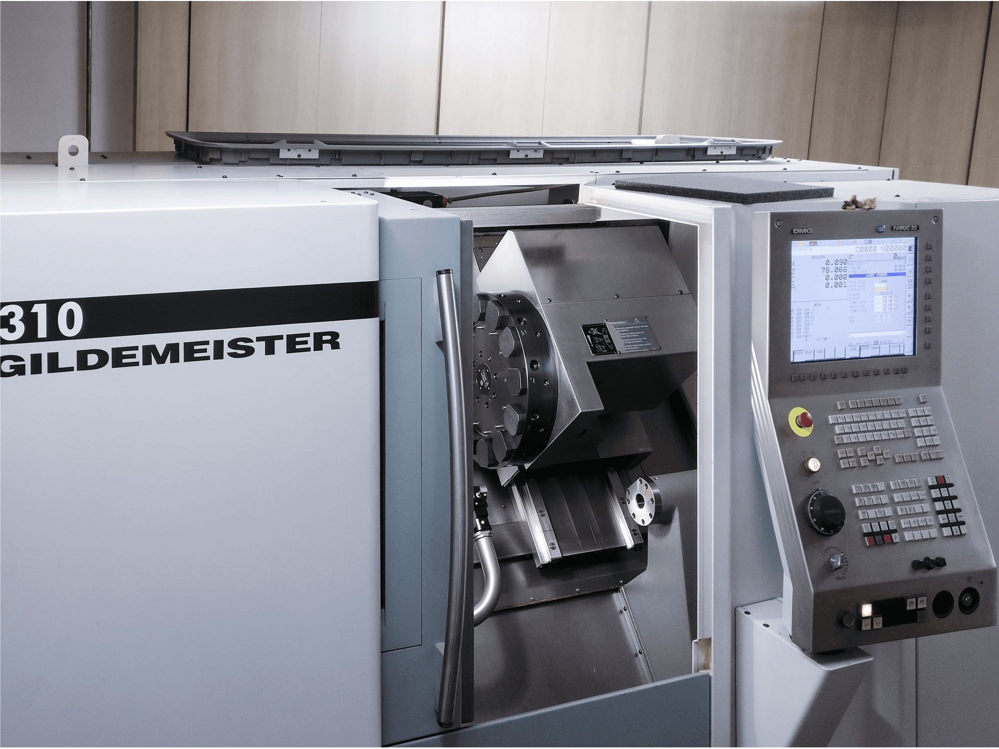 Mašīnas Gildemeister CTX 310 pretskats