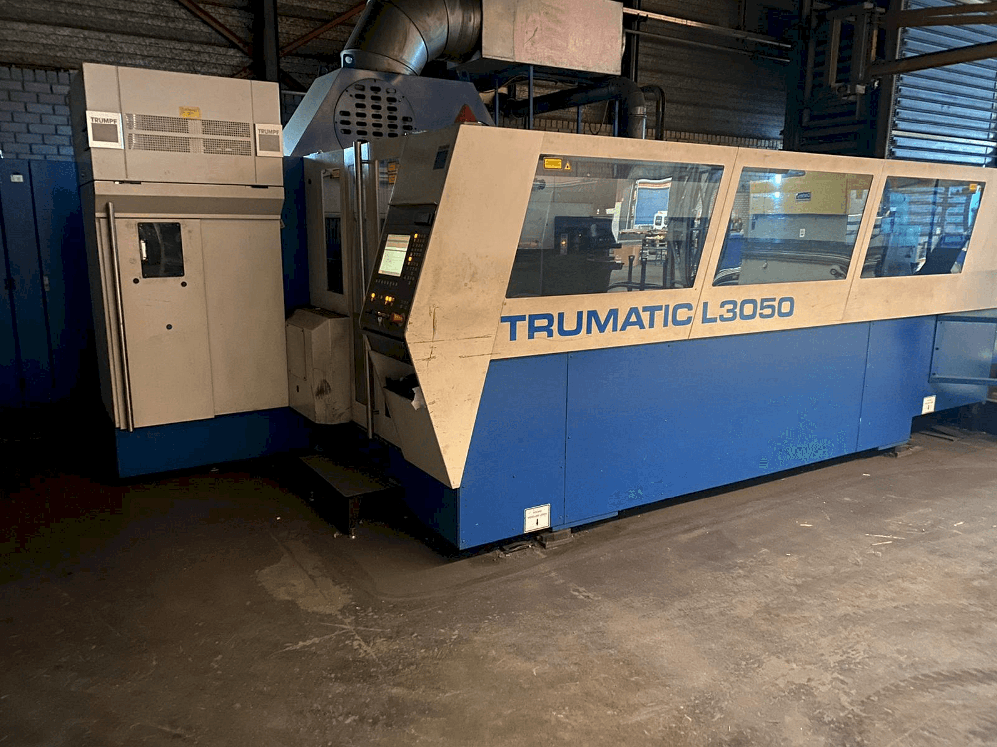Mašīnas Trumpf Trumatic L3050 pretskats