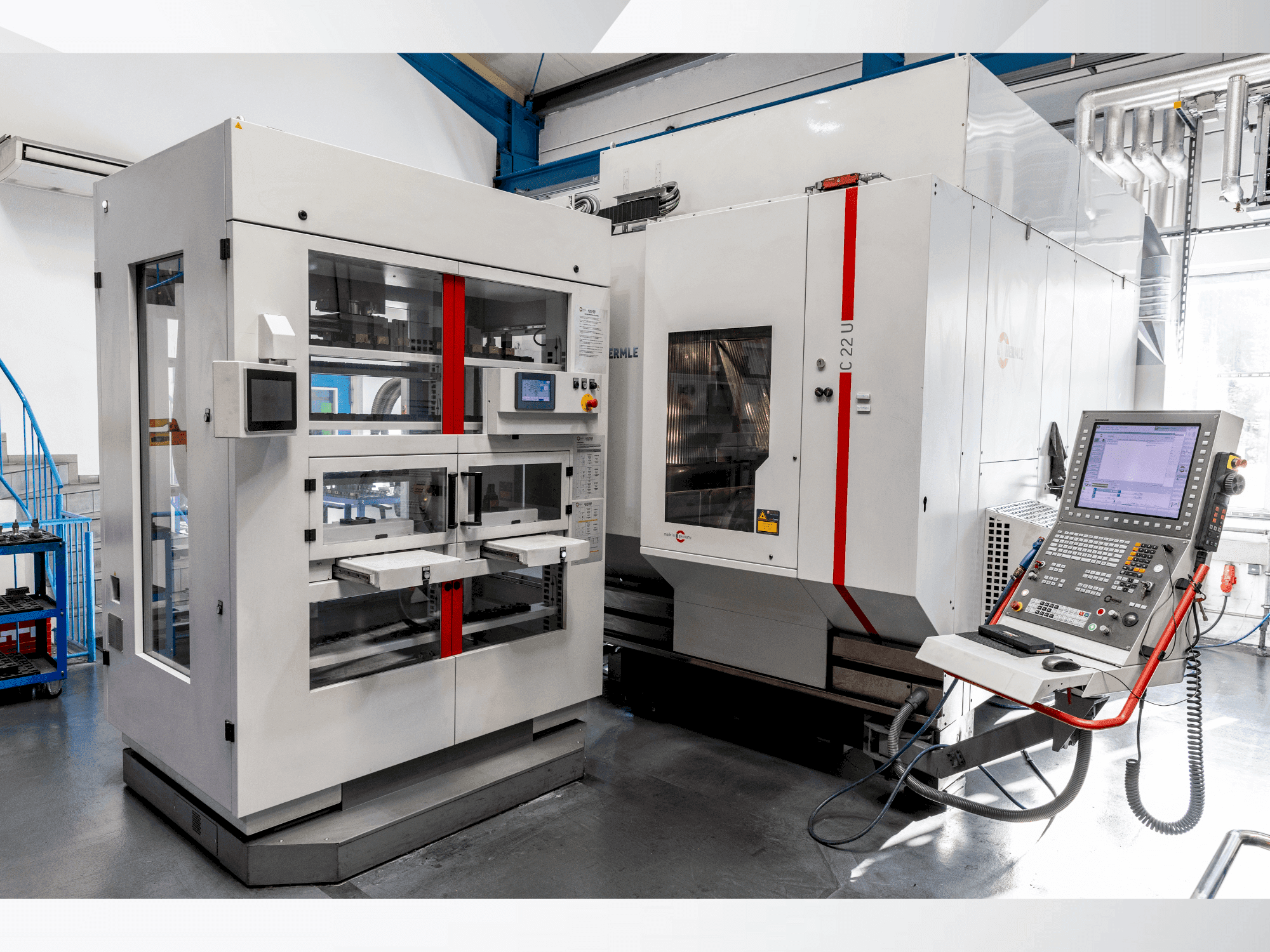 Mašīnas HERMLE C22 with handling system IH30 pretskats