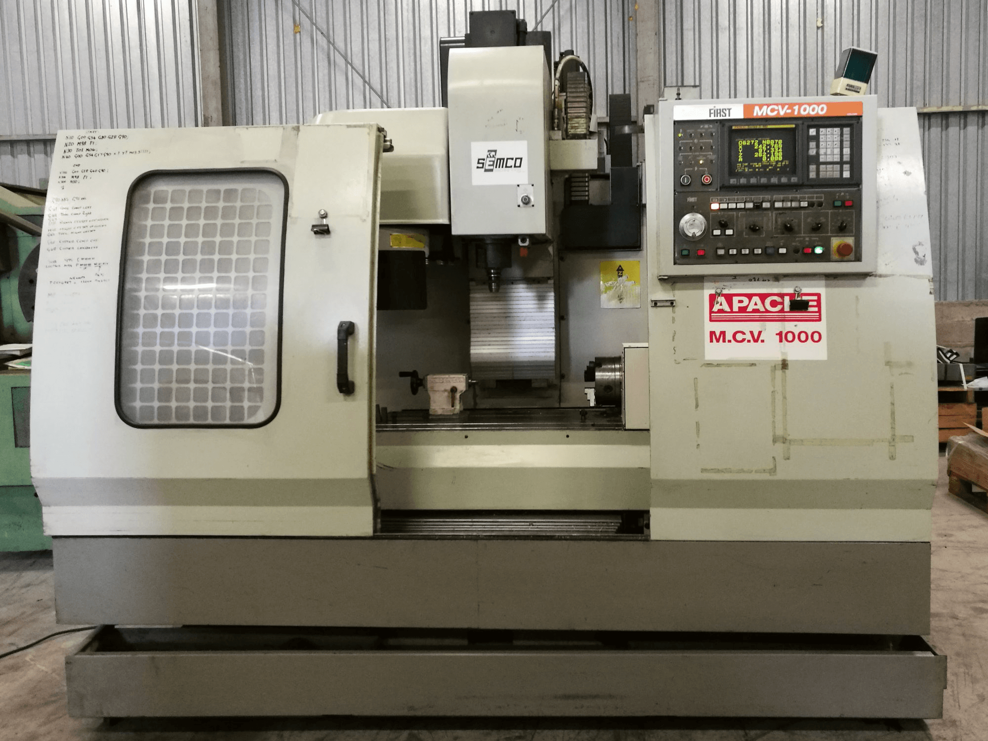 Mašīnas FIRST MCV-1000 pretskats