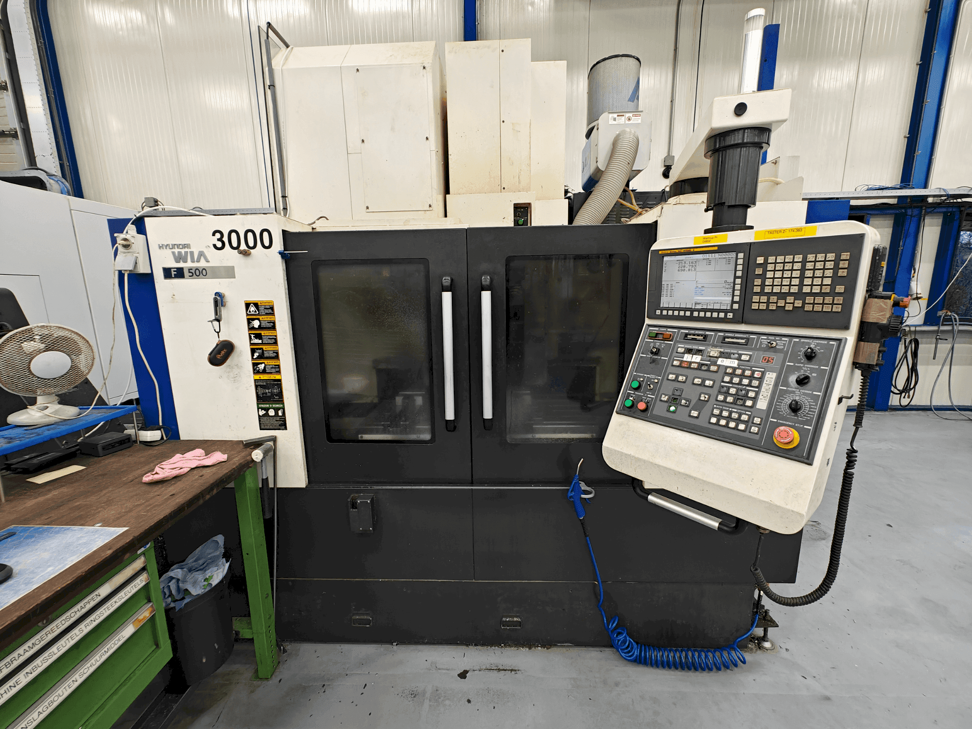 Mašīnas Hyundai Wia F500 pretskats