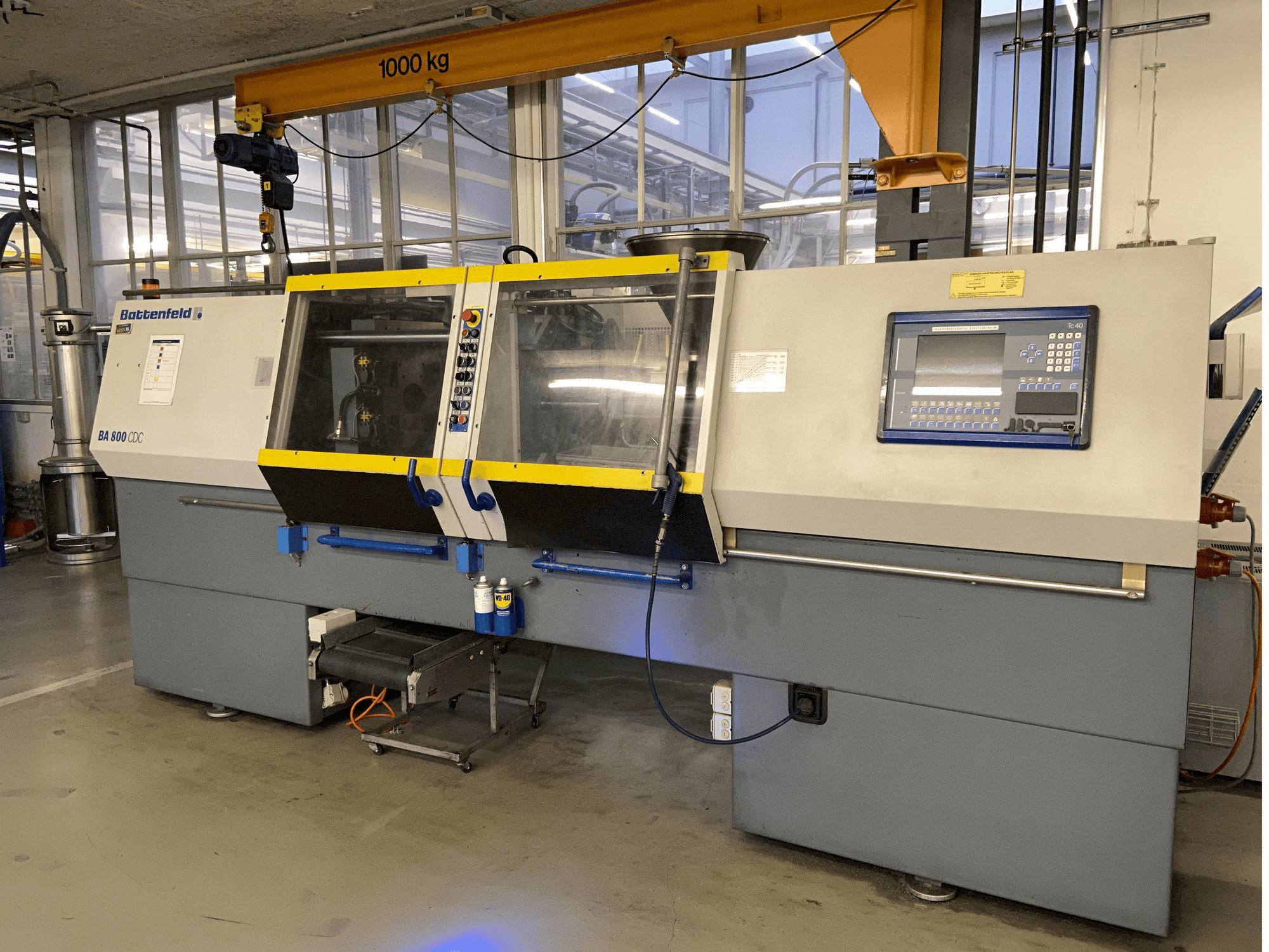Mašīnas Battenfeld BA 800/125 CDC pretskats