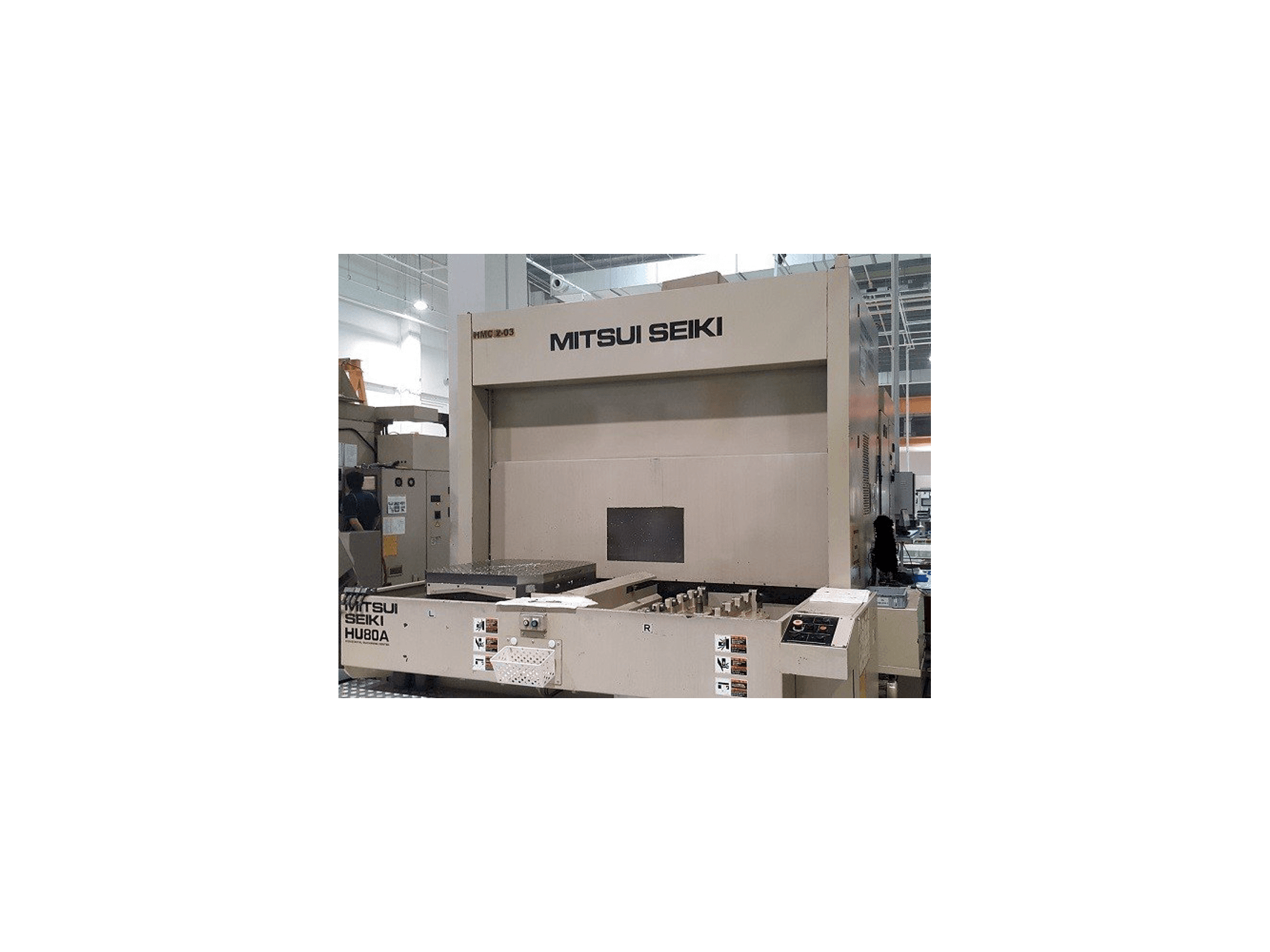 Mašīnas Mitsui Seiki HU80A pretskats