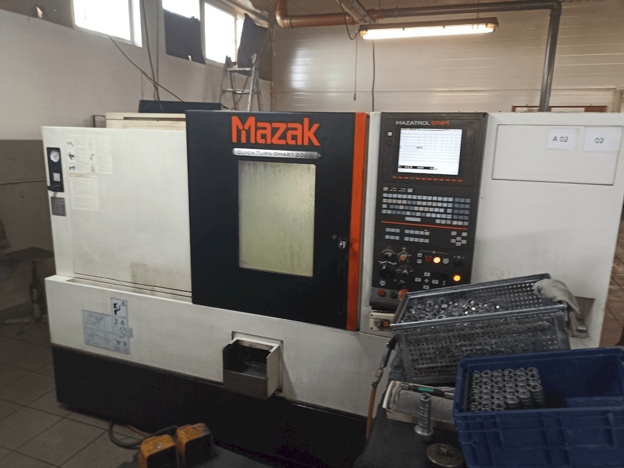 Mašīnas Mazak Quick Turn Smart 200L pretskats