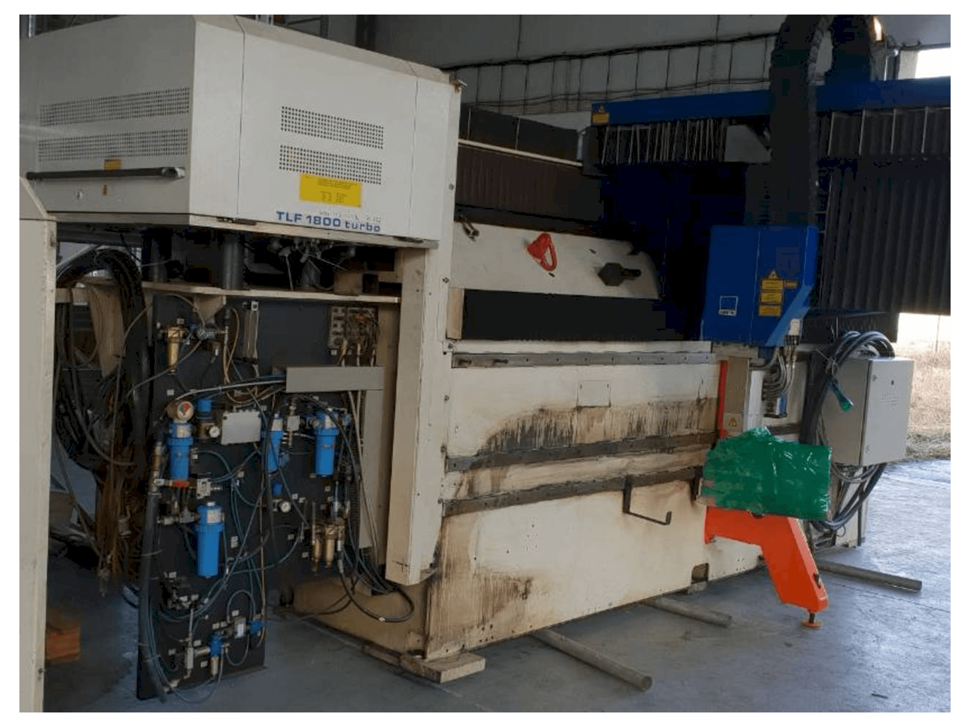 Mašīnas Trumpf Lasercell TLC 1005 pretskats