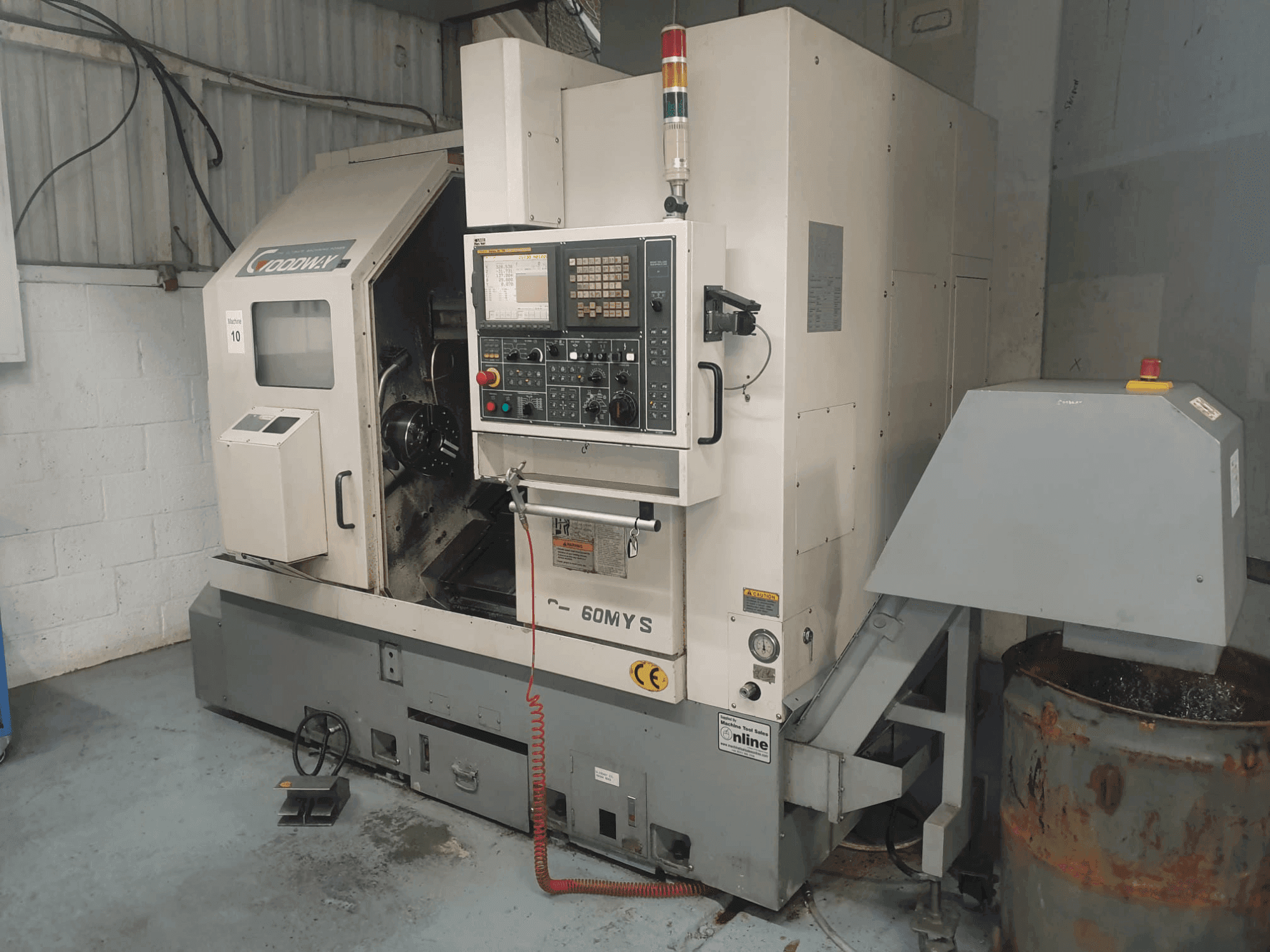 Mašīnas Goodway GS-260MYS pretskats