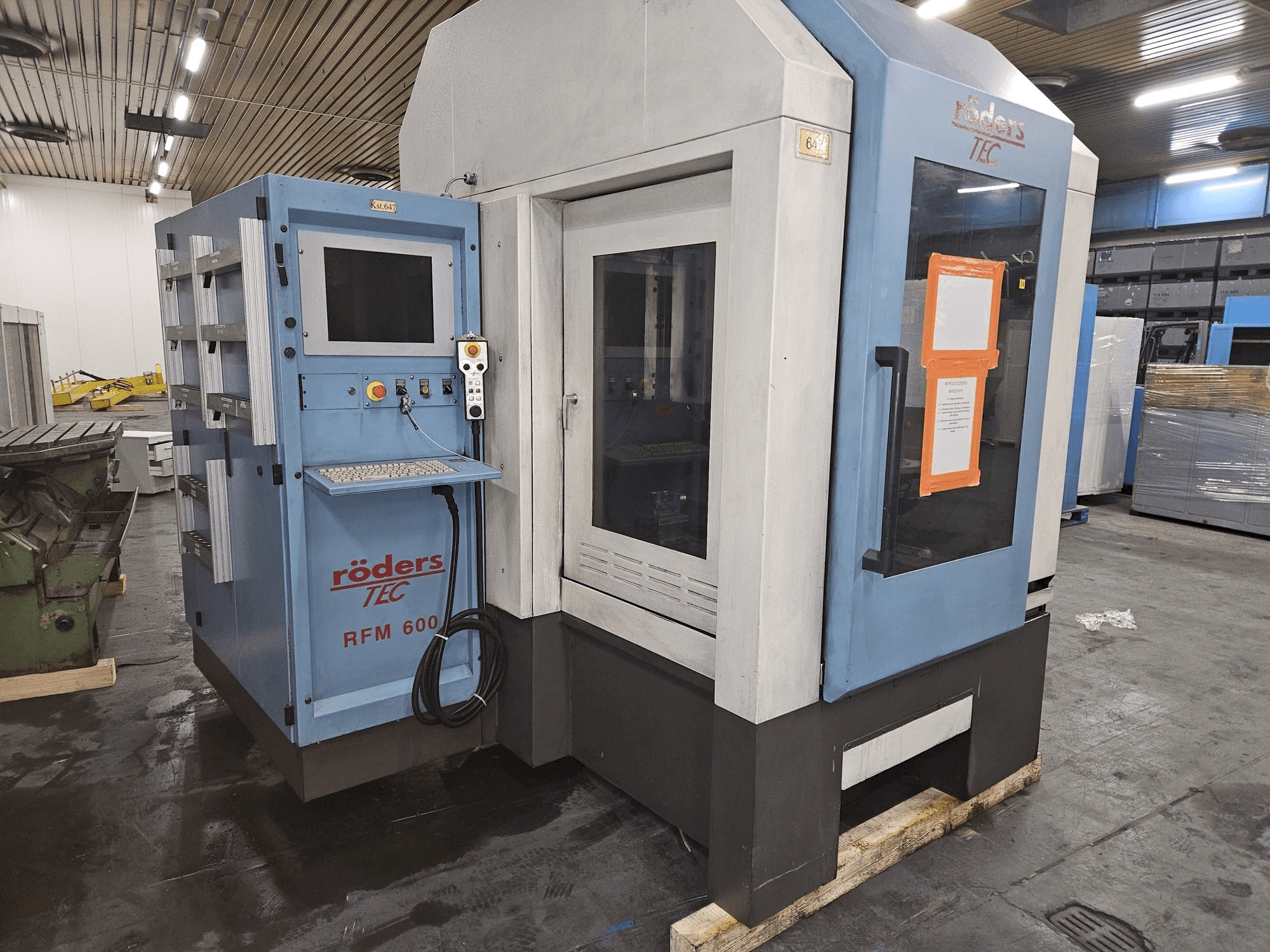 Mašīnas RÖDERS RFM 600/2 pretskats