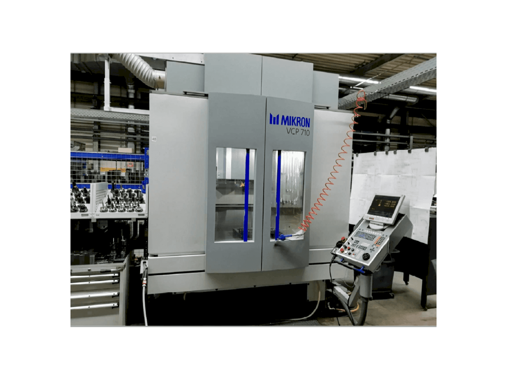 Mašīnas MIKRON VCP 710 pretskats